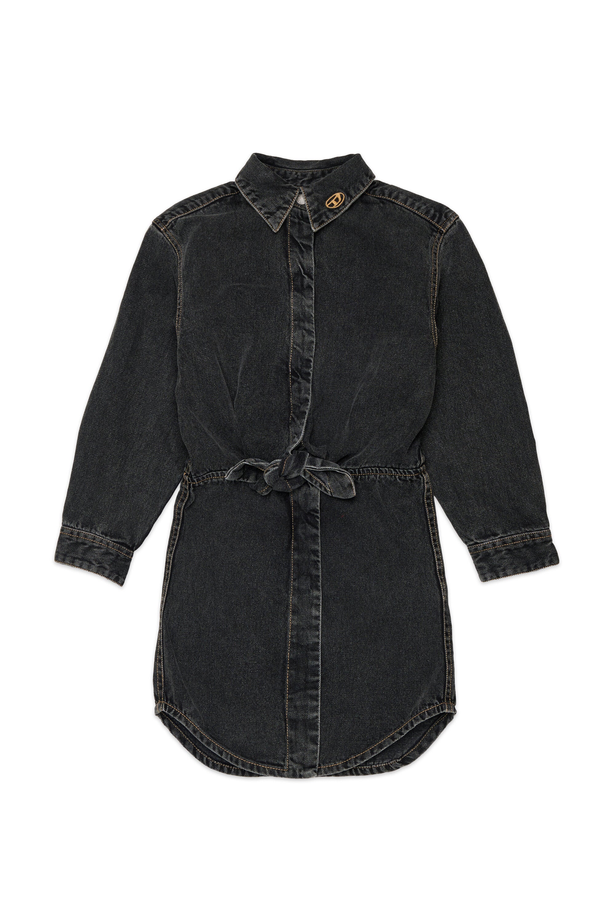 Robe en denim avec logo