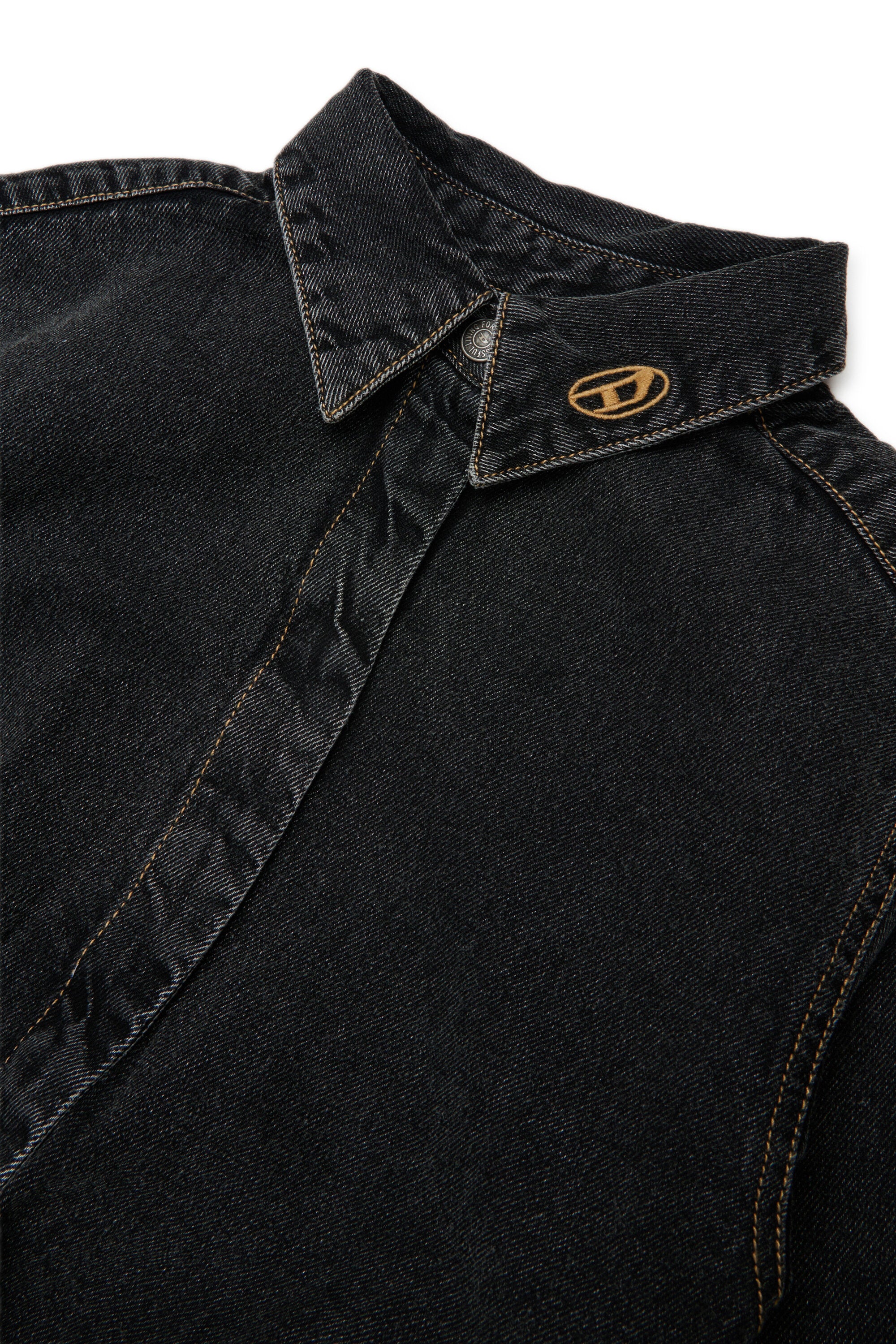 Robe en denim avec logo