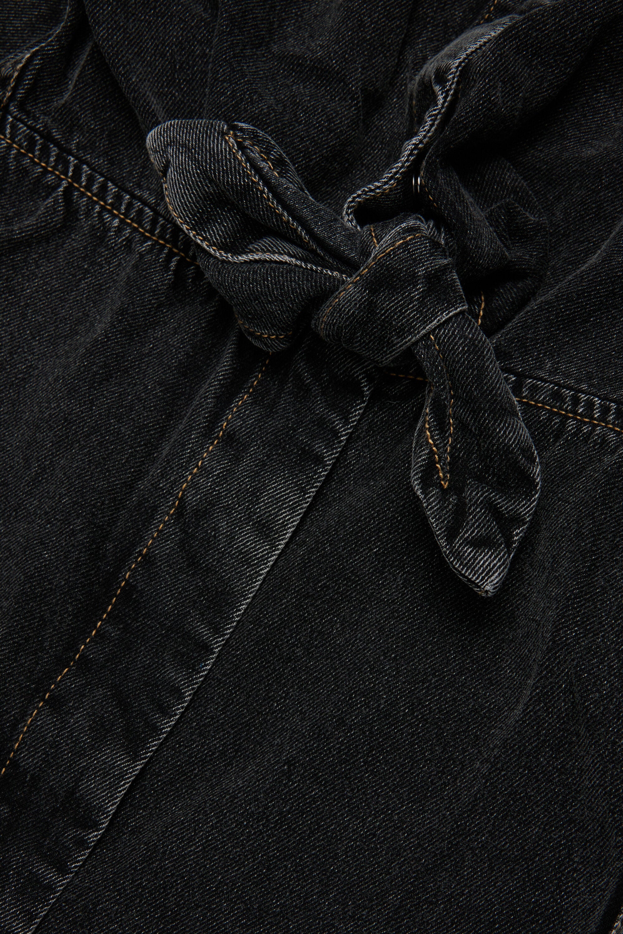 Robe en denim avec logo
