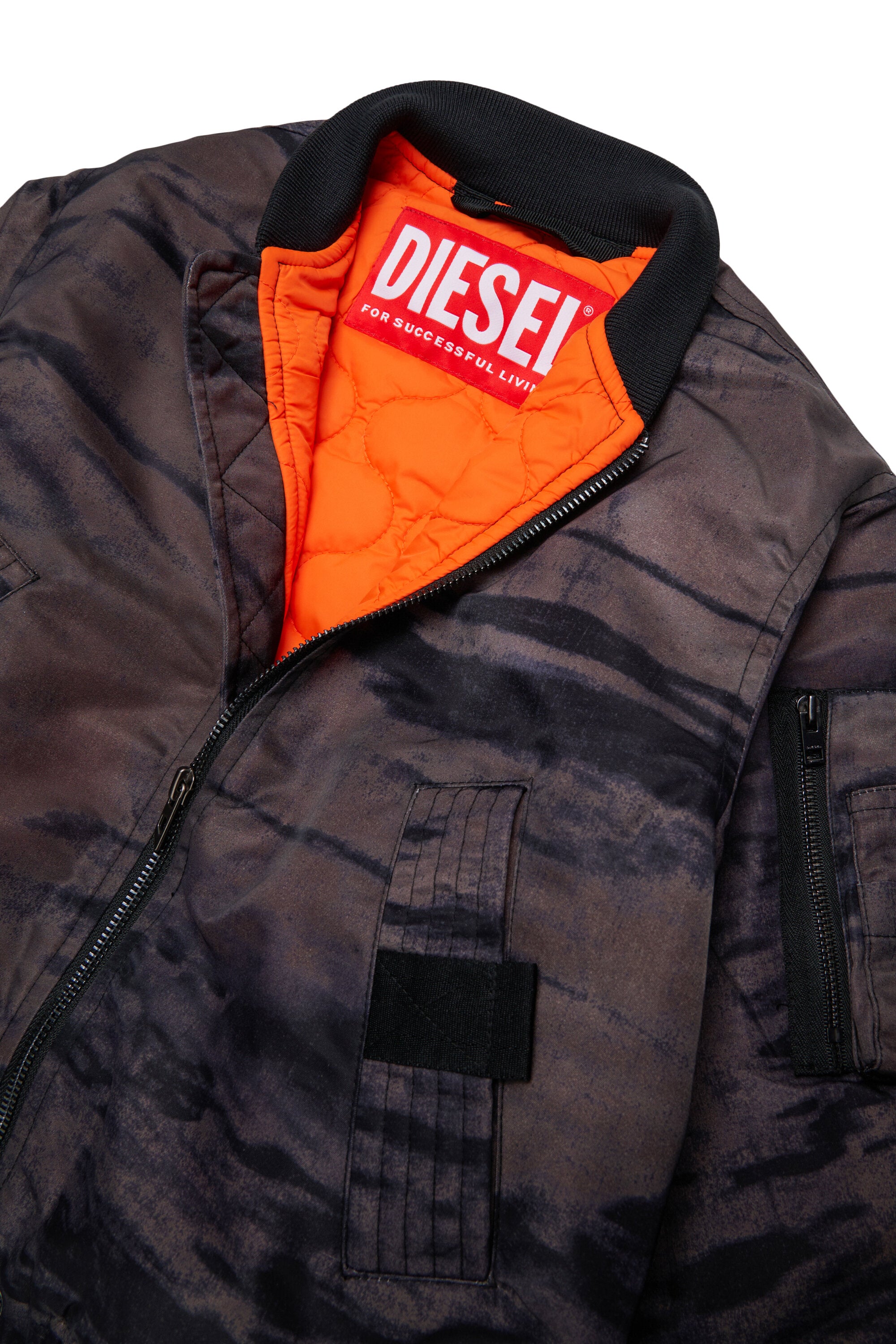 Bomber jacket with logo