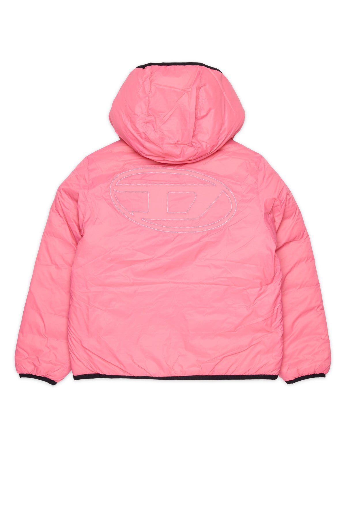 Chaqueta acolchada con logo estampado