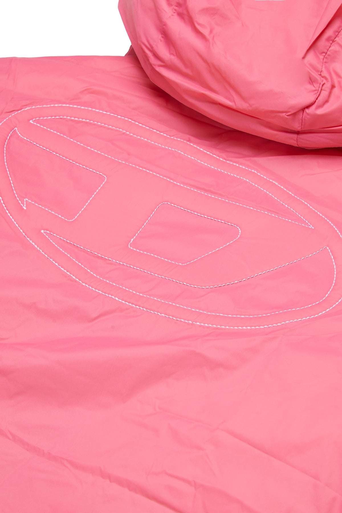 Chaqueta acolchada con logo estampado