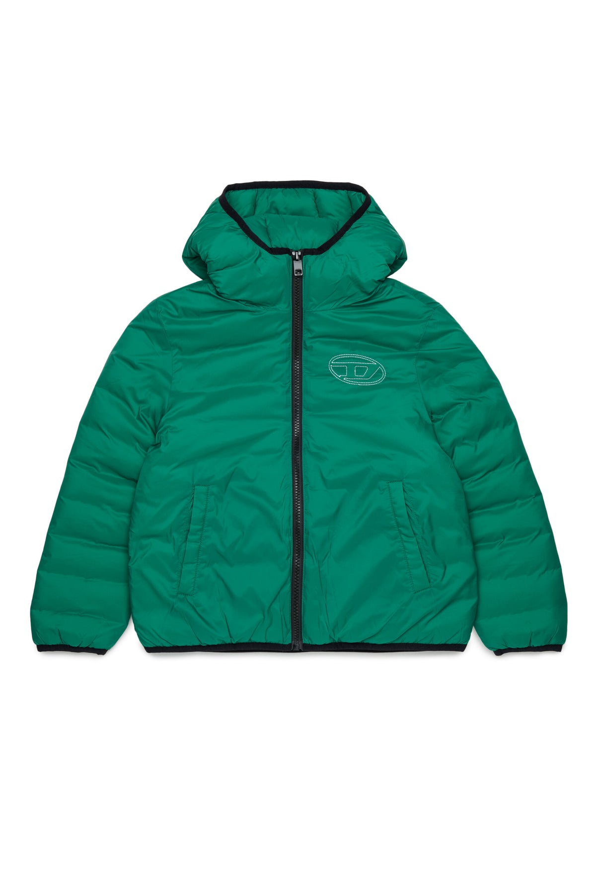 Veste matelassée avec logo imprimé