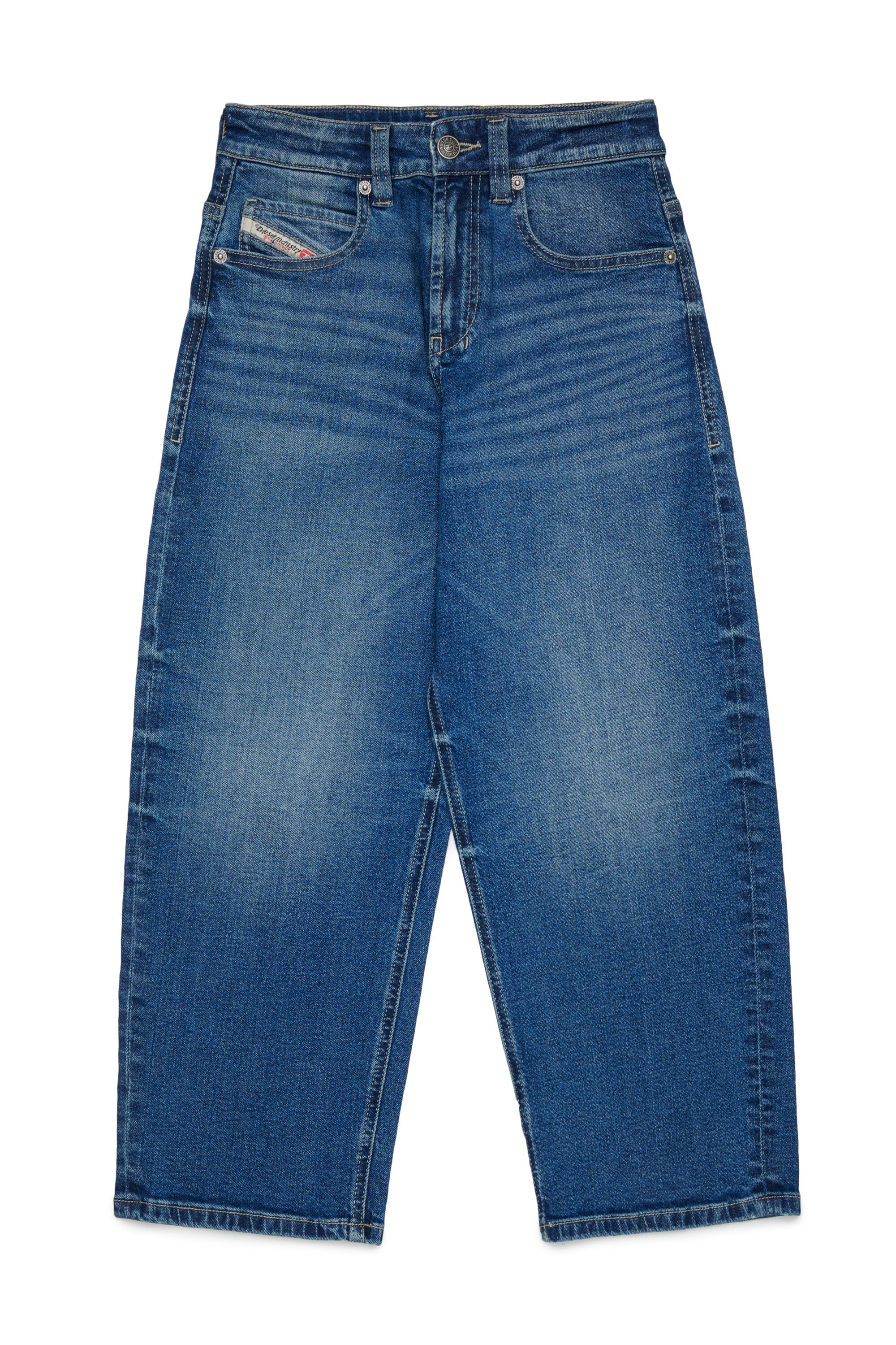 Jean coupe relaxed bleu moyen - D-Devon
