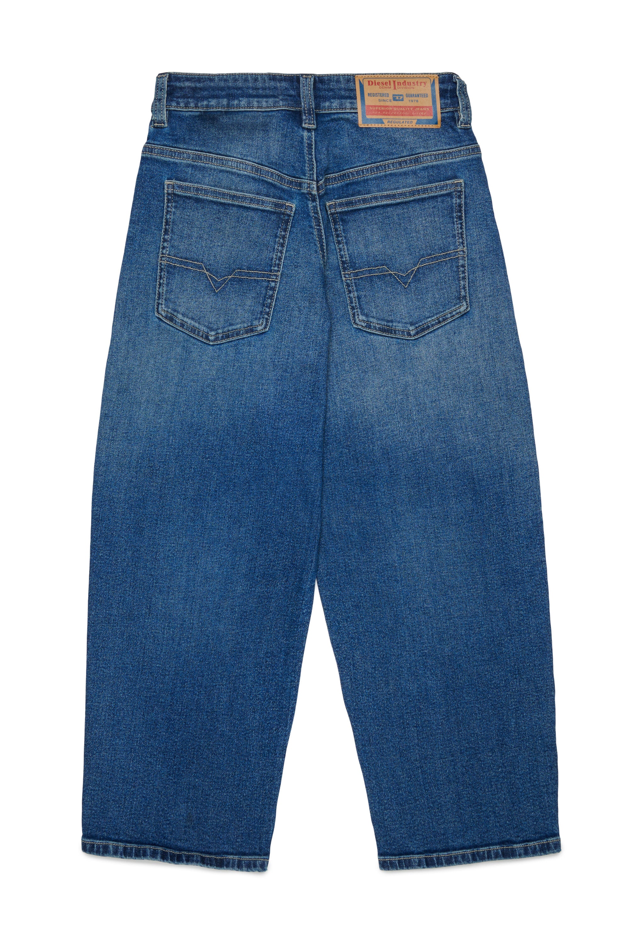 Jean coupe relaxed bleu moyen - D-Devon