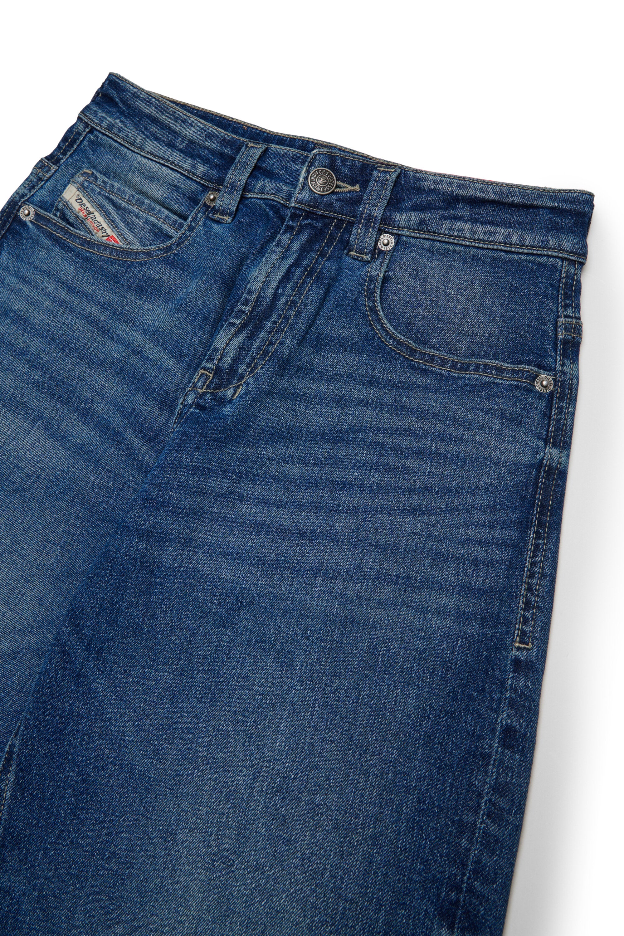 Jean coupe relaxed bleu moyen - D-Devon