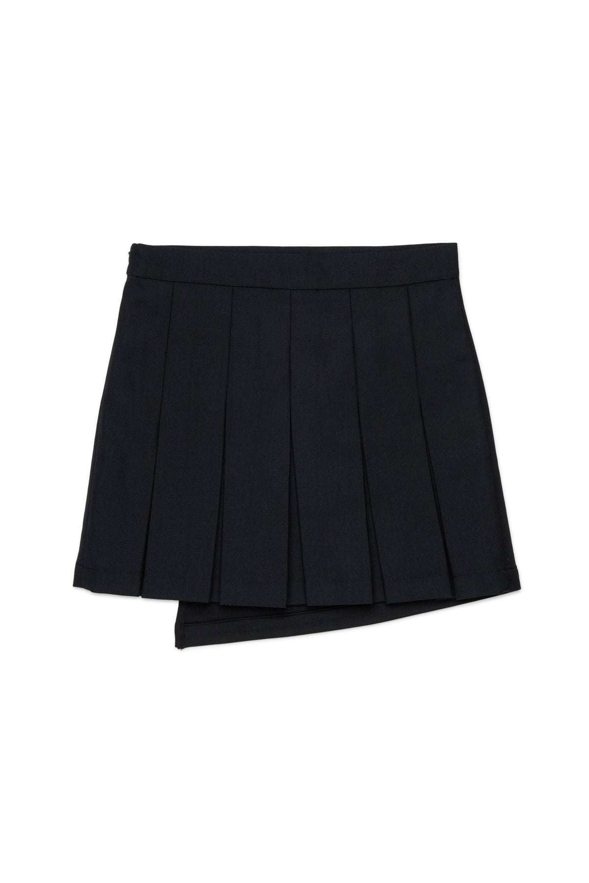 Falda plisada con logo