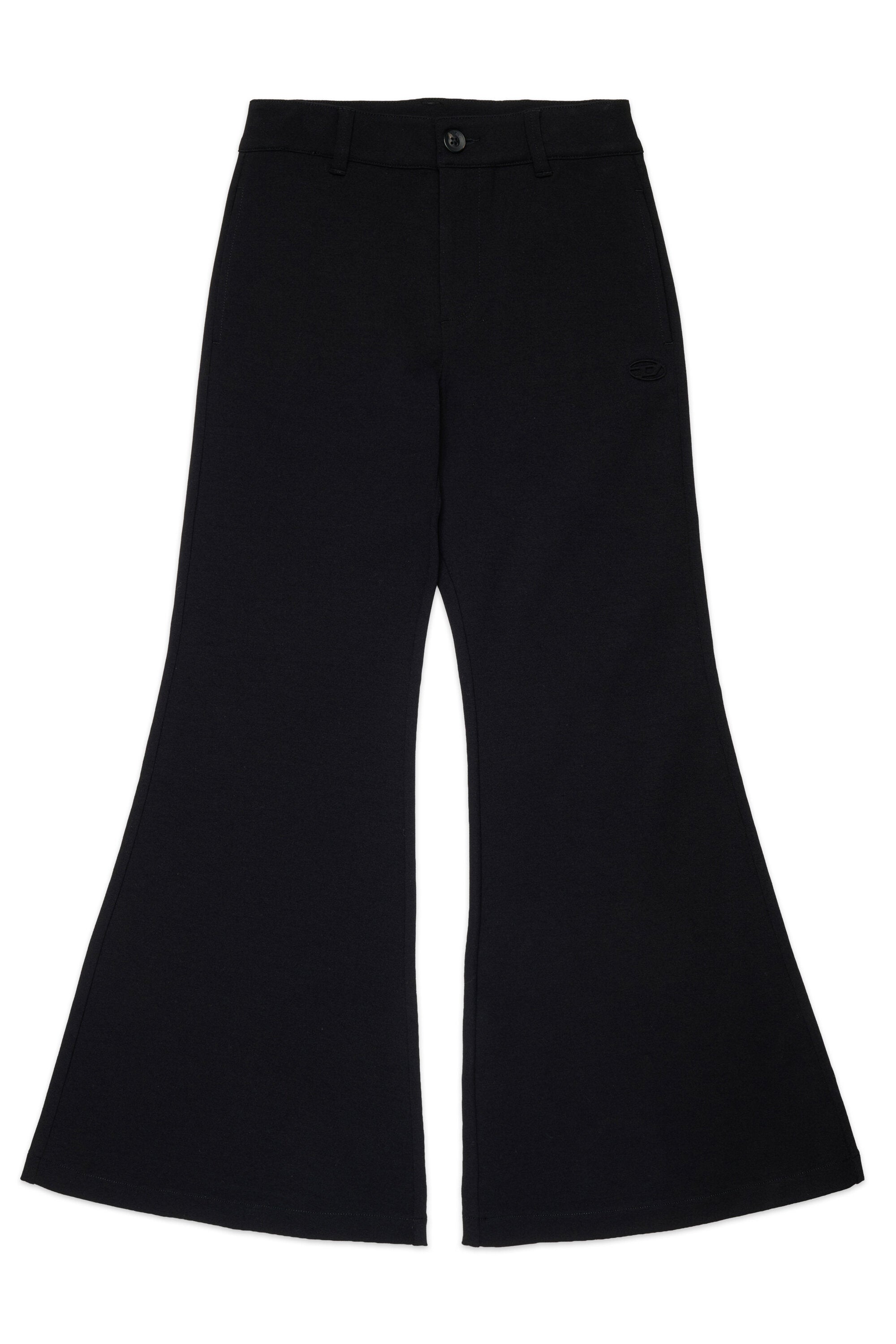 Pantalon en maille coupe flare