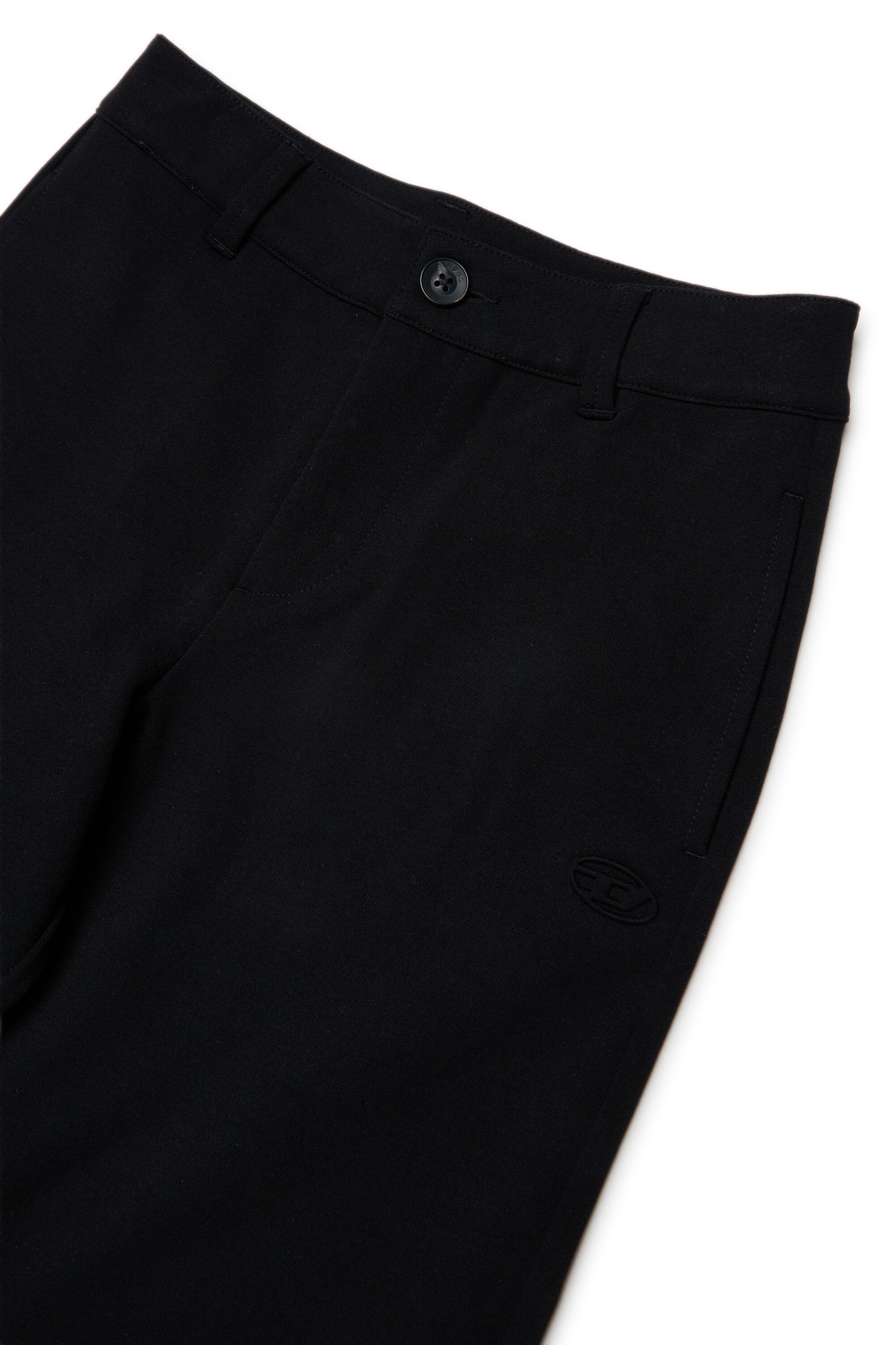 Pantalon en maille coupe flare