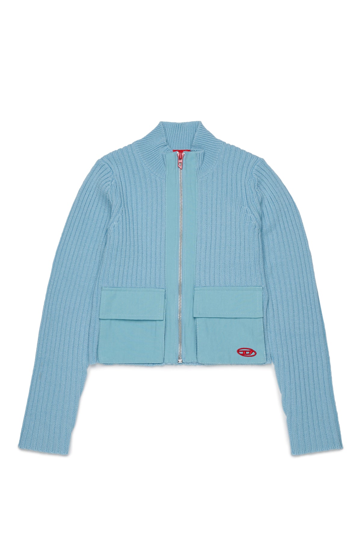 Cardigan zippé avec logo