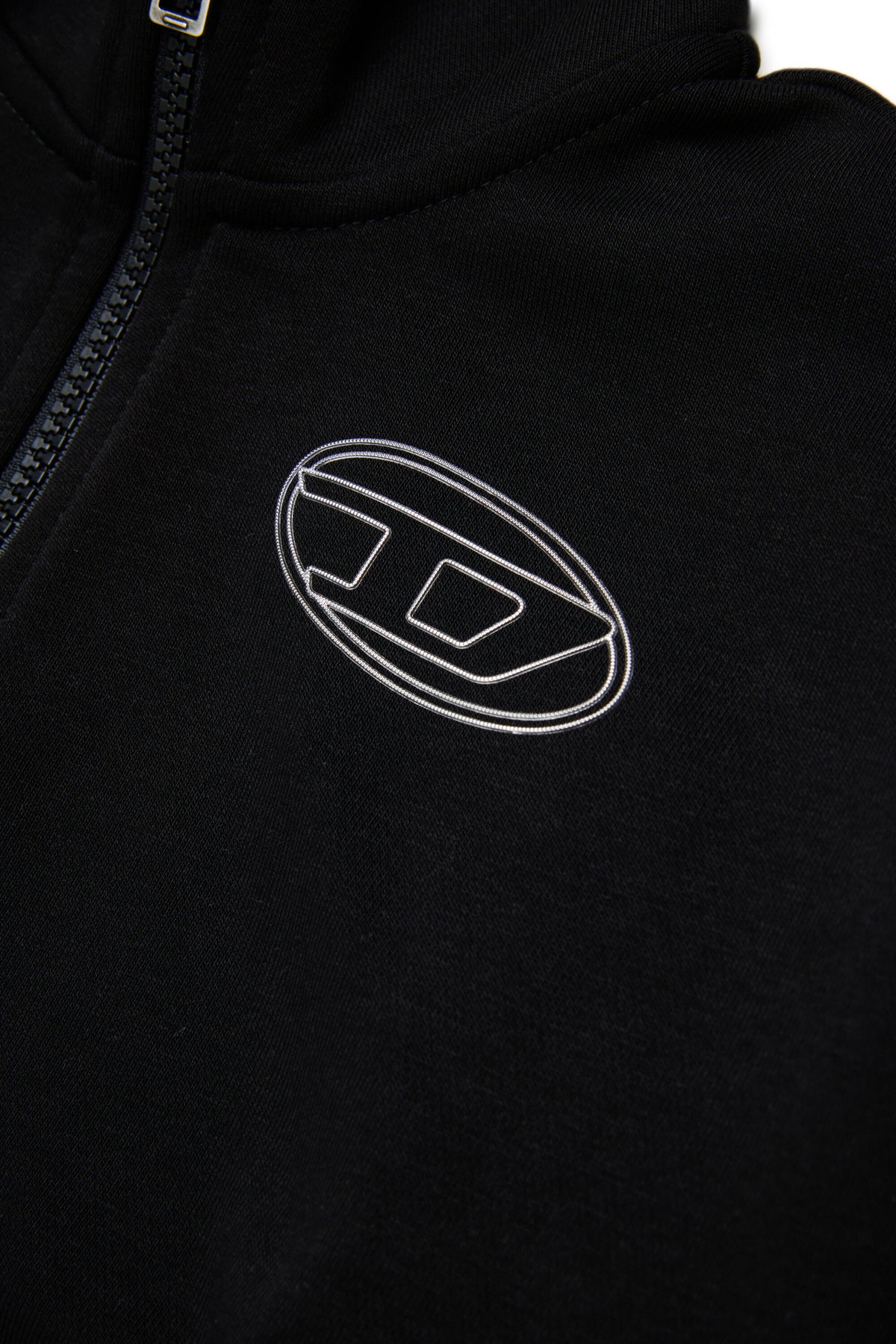 Sudadera con cremallera y logo