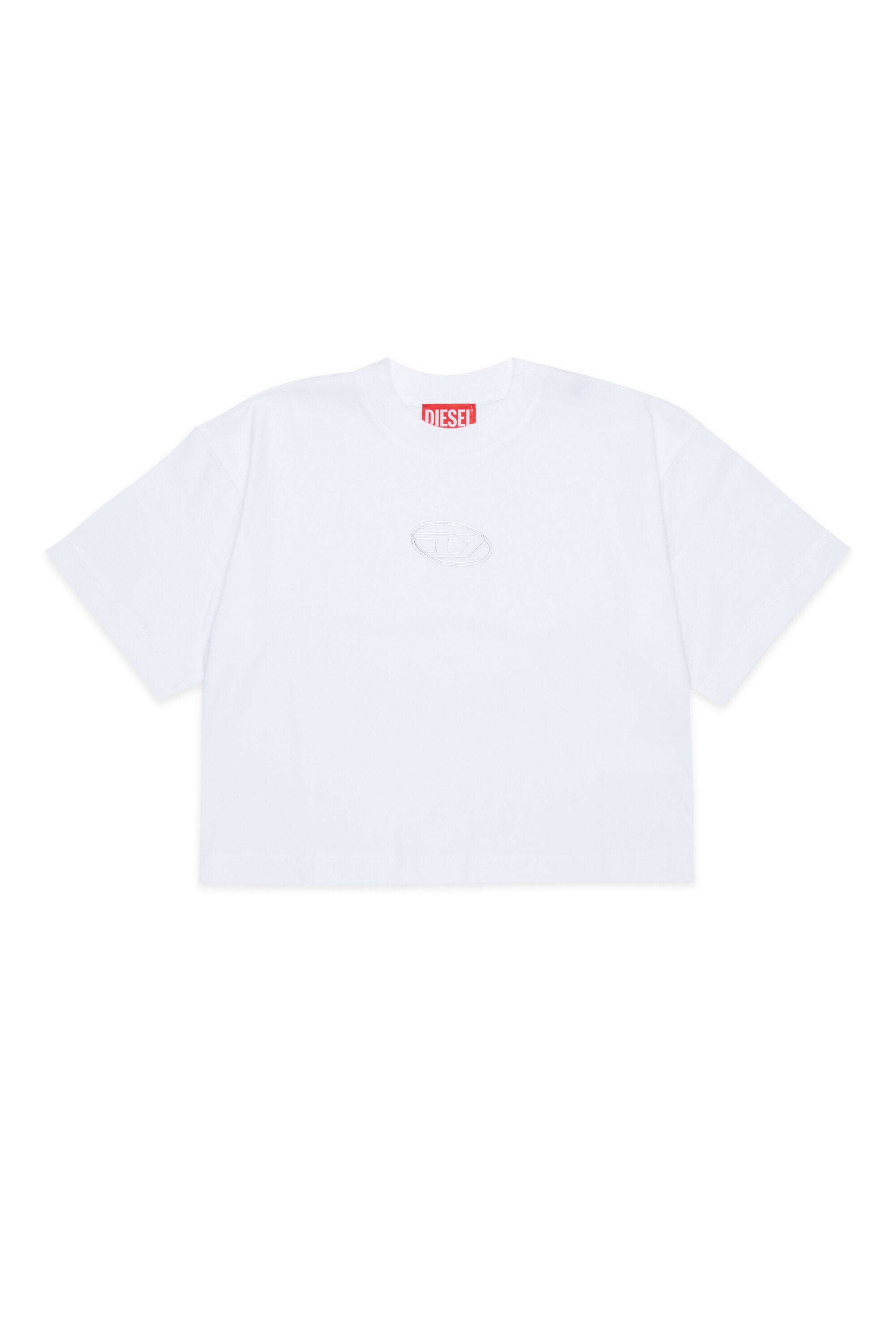 T-shirt con logo Oval D