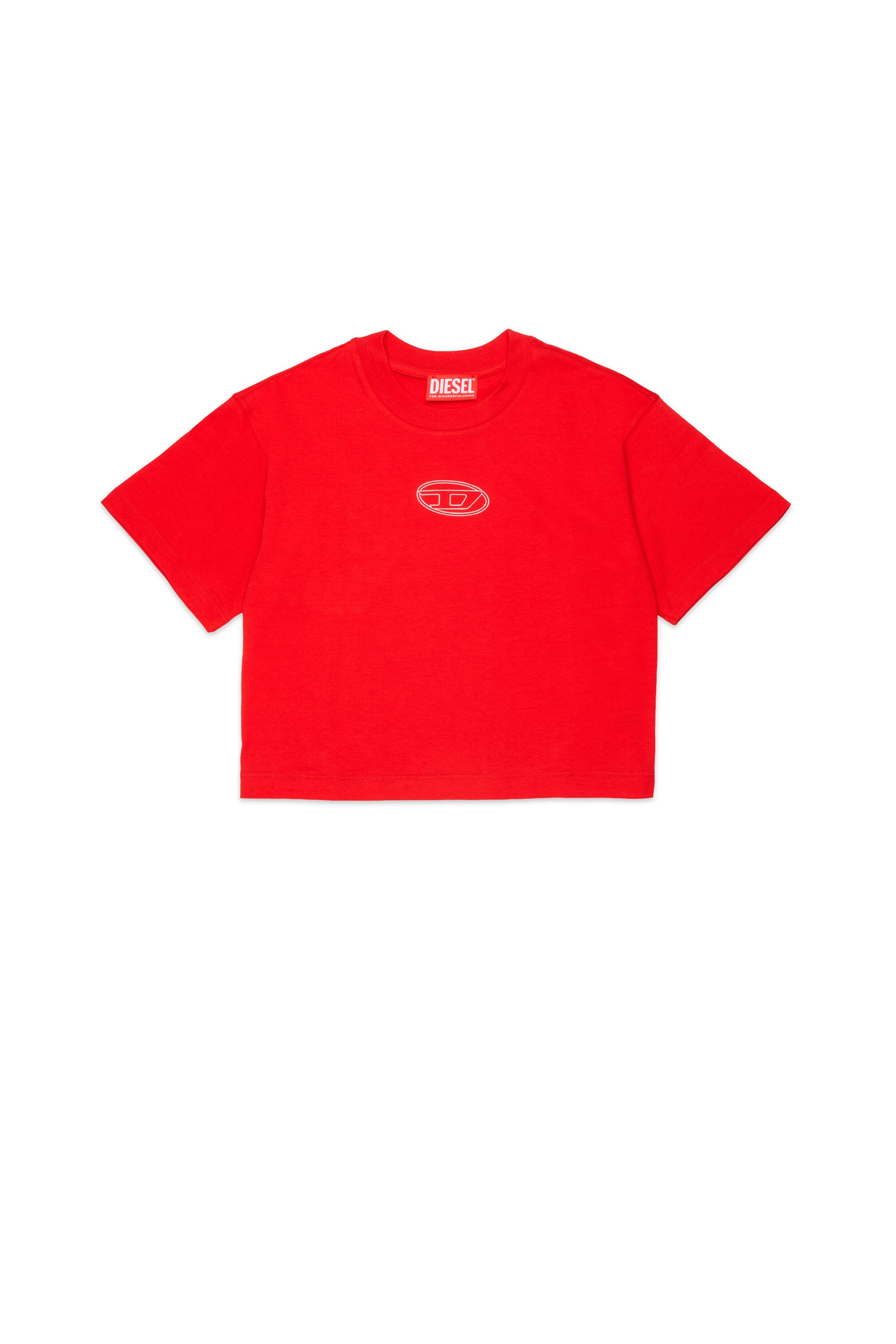 T-shirt con logo Oval D