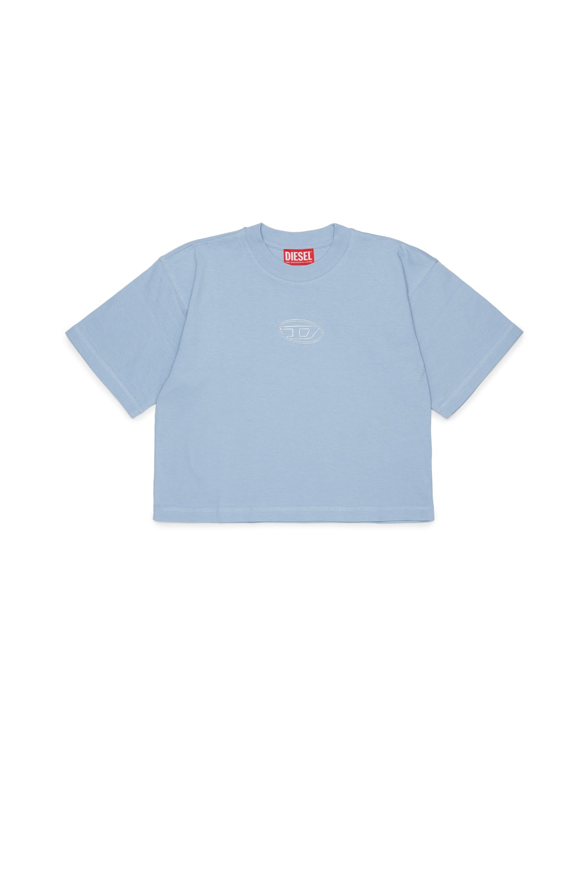 T-shirt con logo Oval D