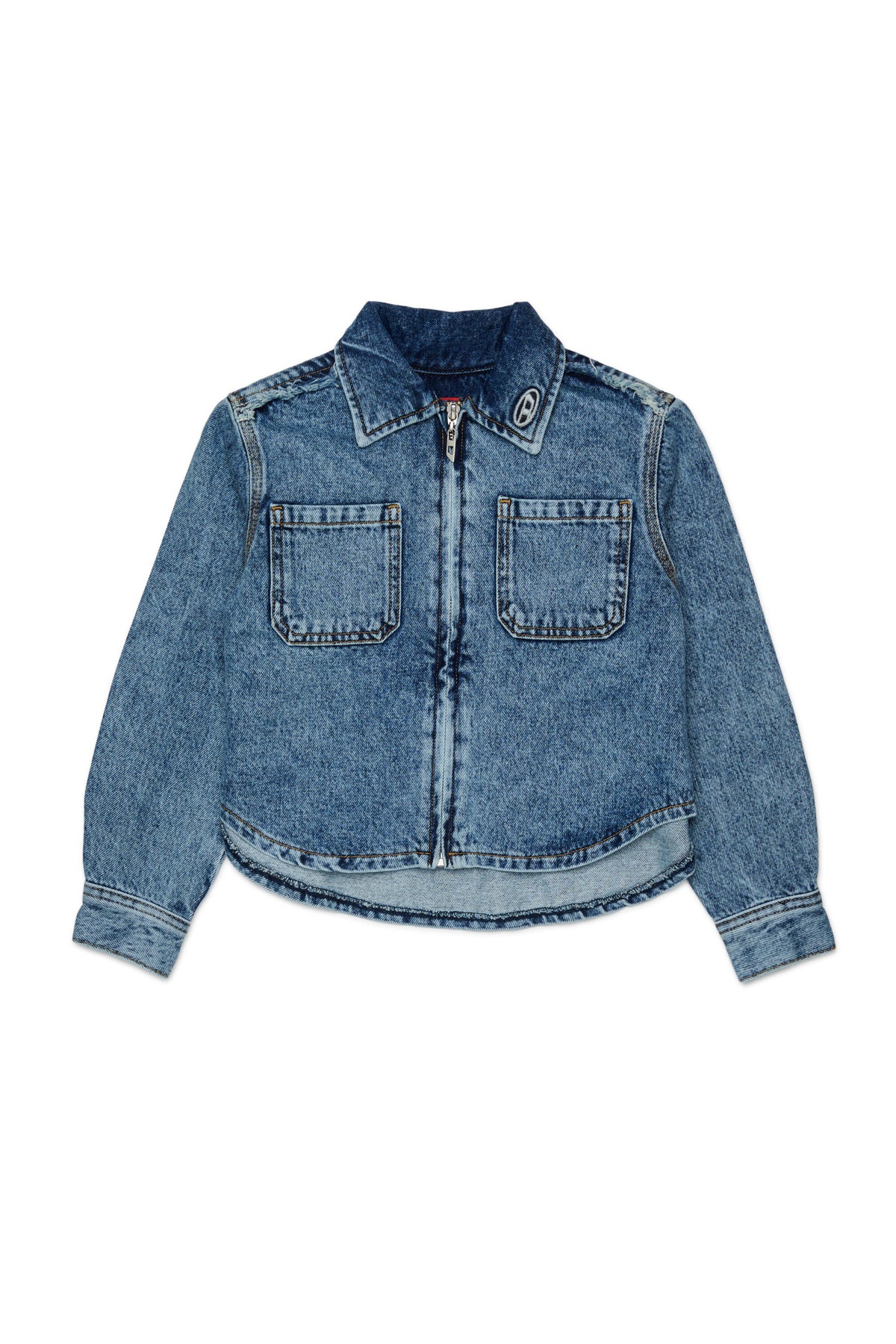 Denimhemd mit Logo