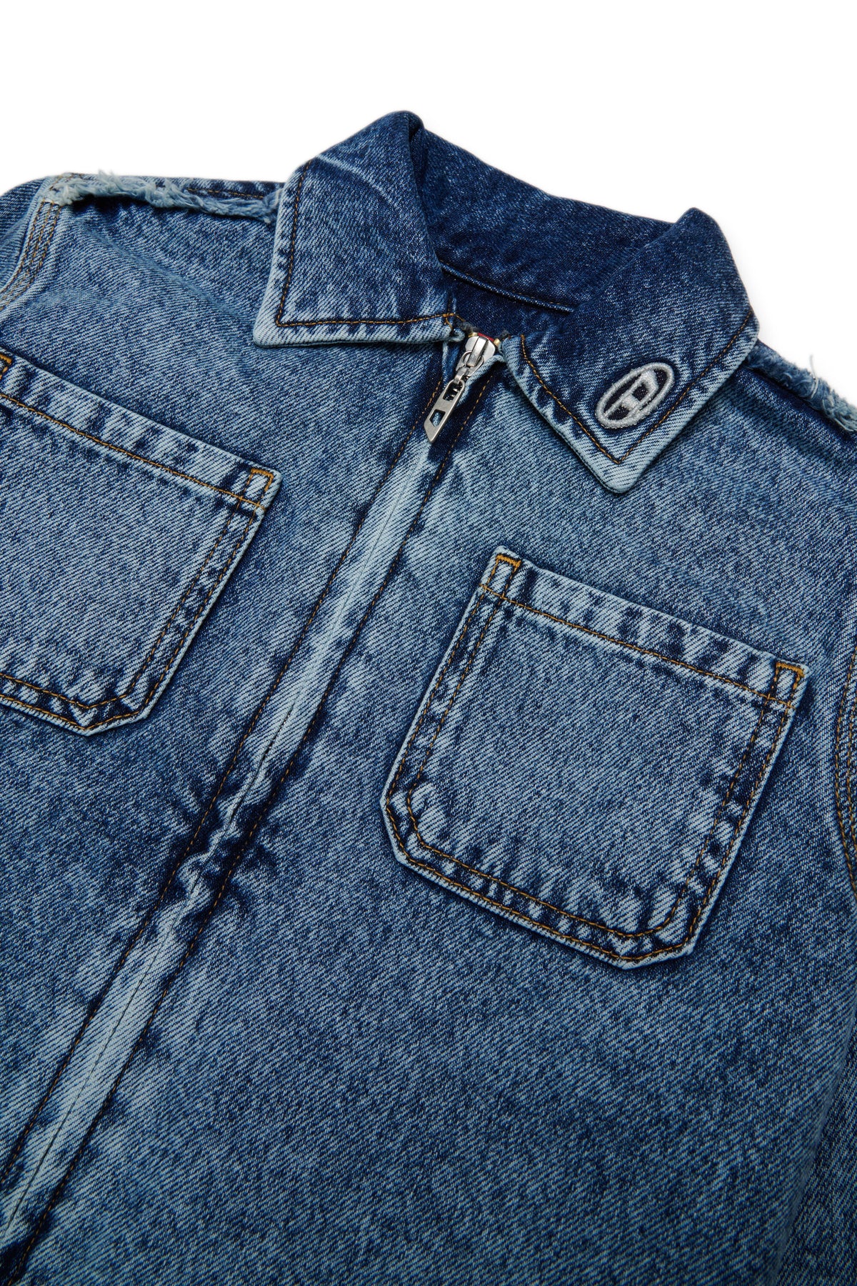Denimhemd mit Logo