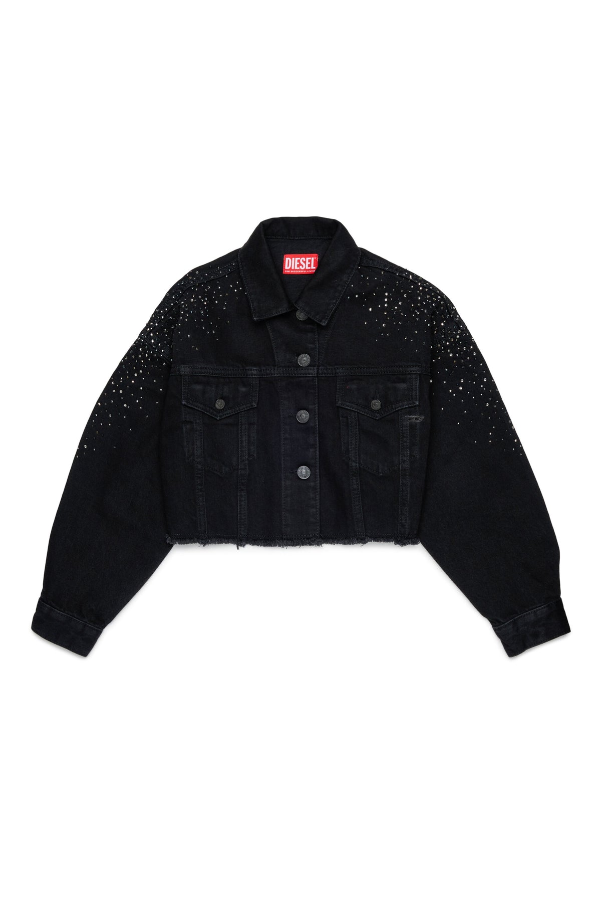 Denimjacke mit Applikationen