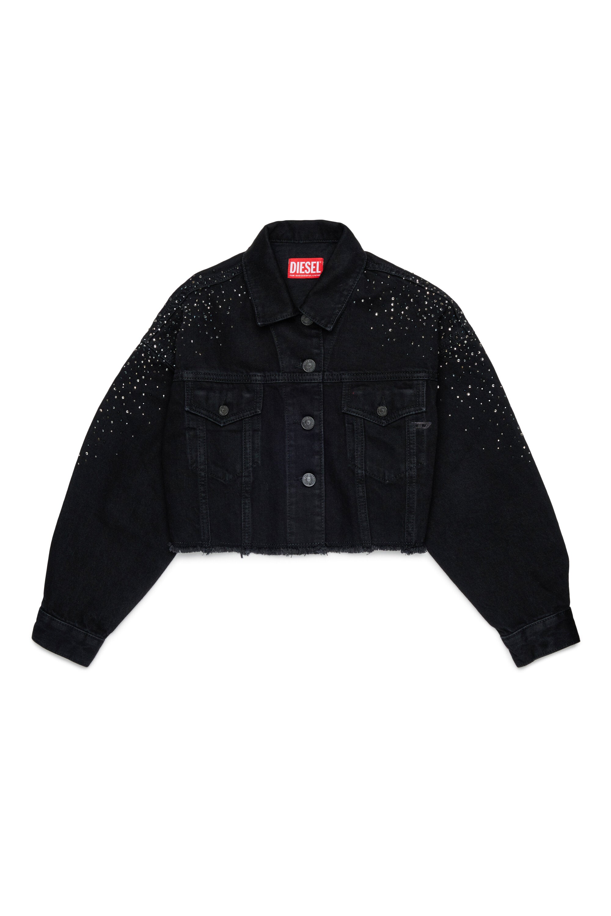 Denimjacke mit Applikationen