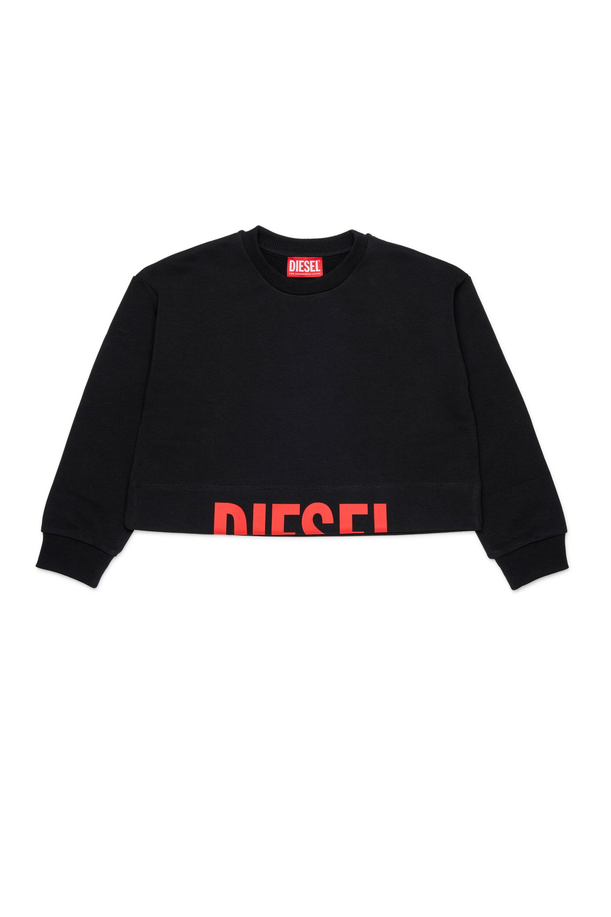 Sweat-shirt col rond avec logo
