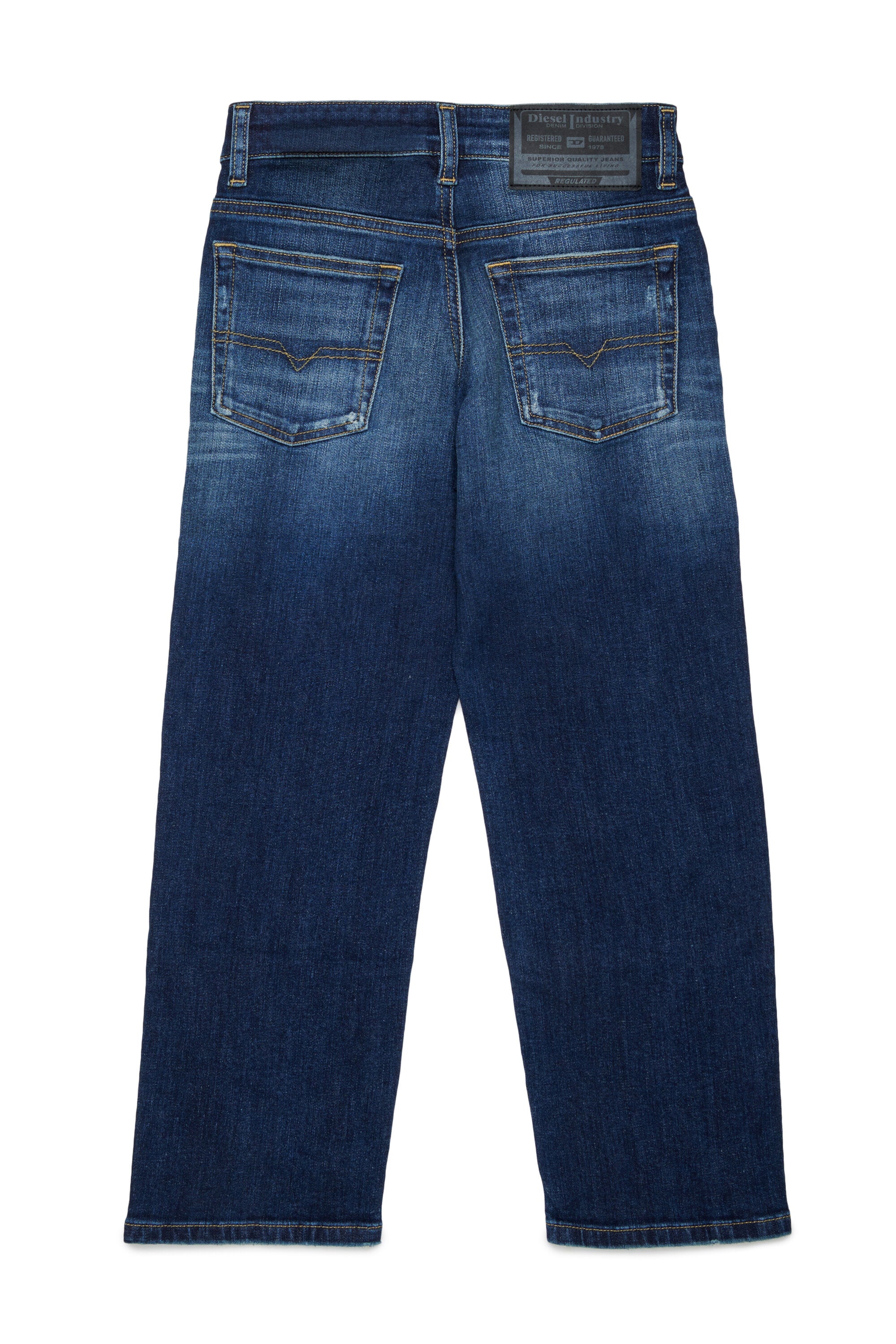 Jeans corte relajado lavado azul medio - D-Maki
