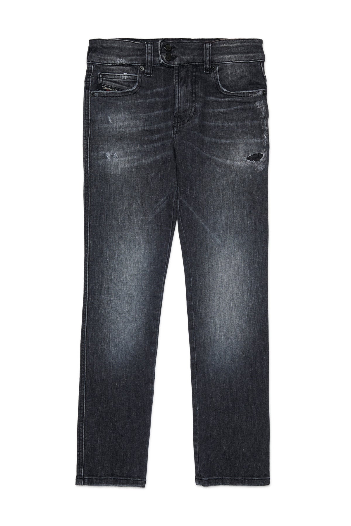 Jeans corte slim lavado negro - D-Veel