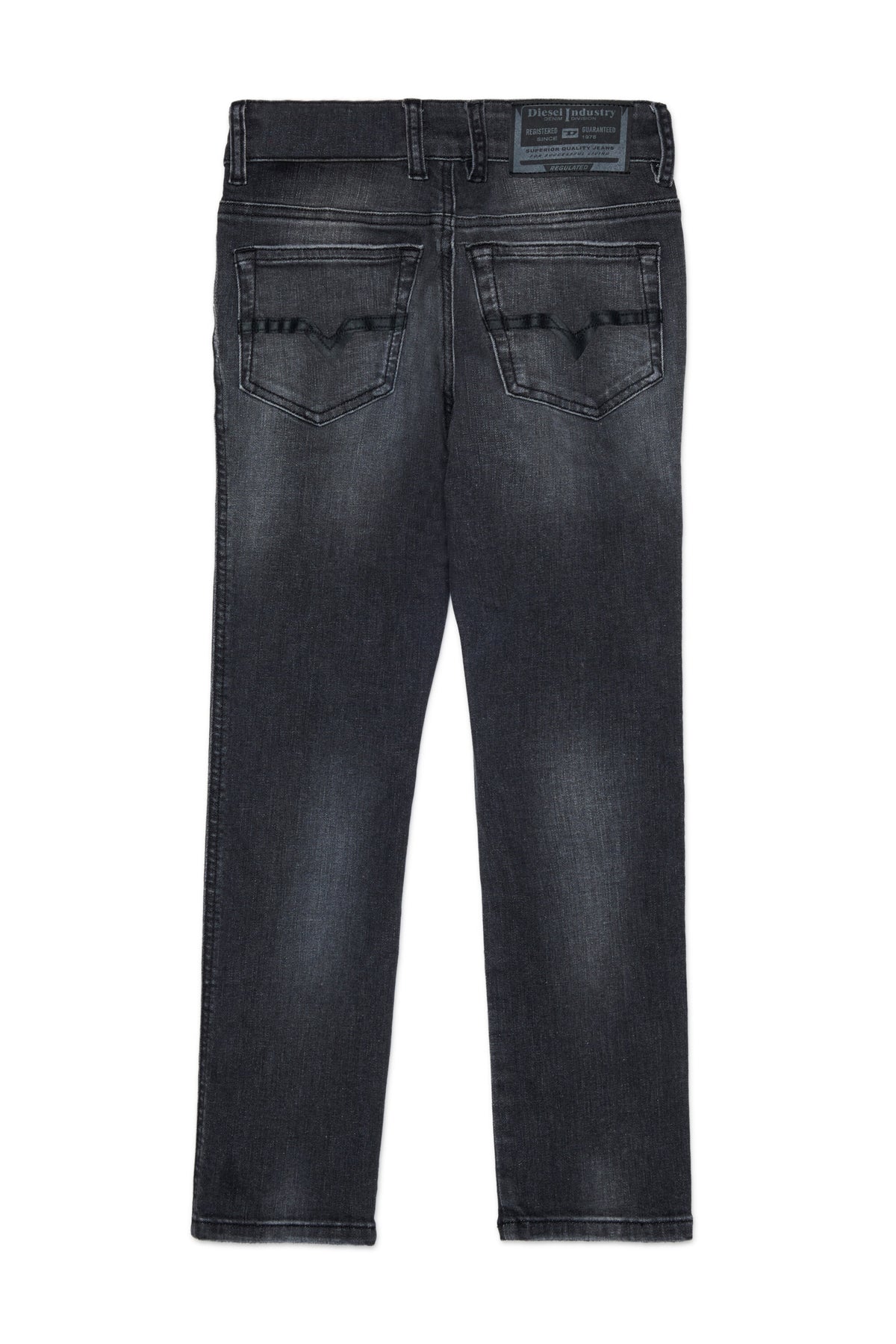 Jeans corte slim lavado negro - D-Veel