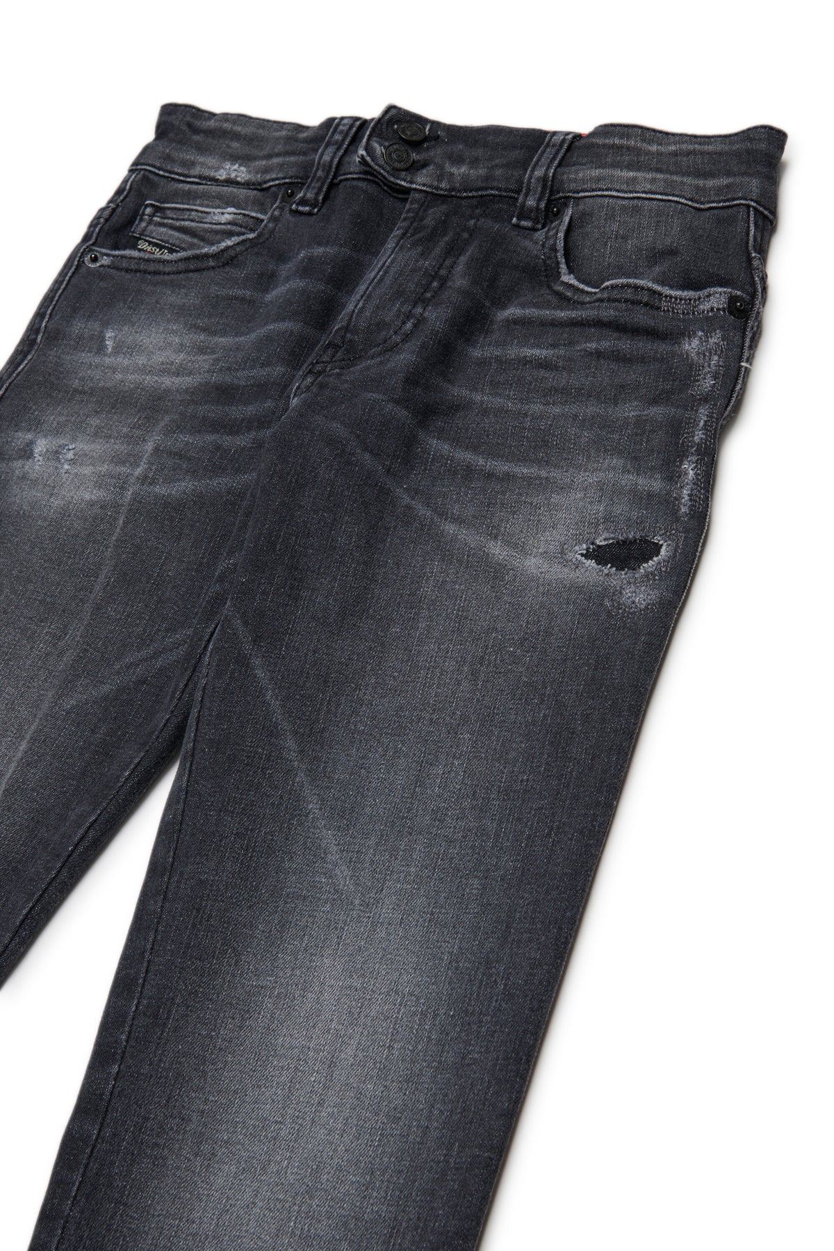 Jeans corte slim lavado negro - D-Veel