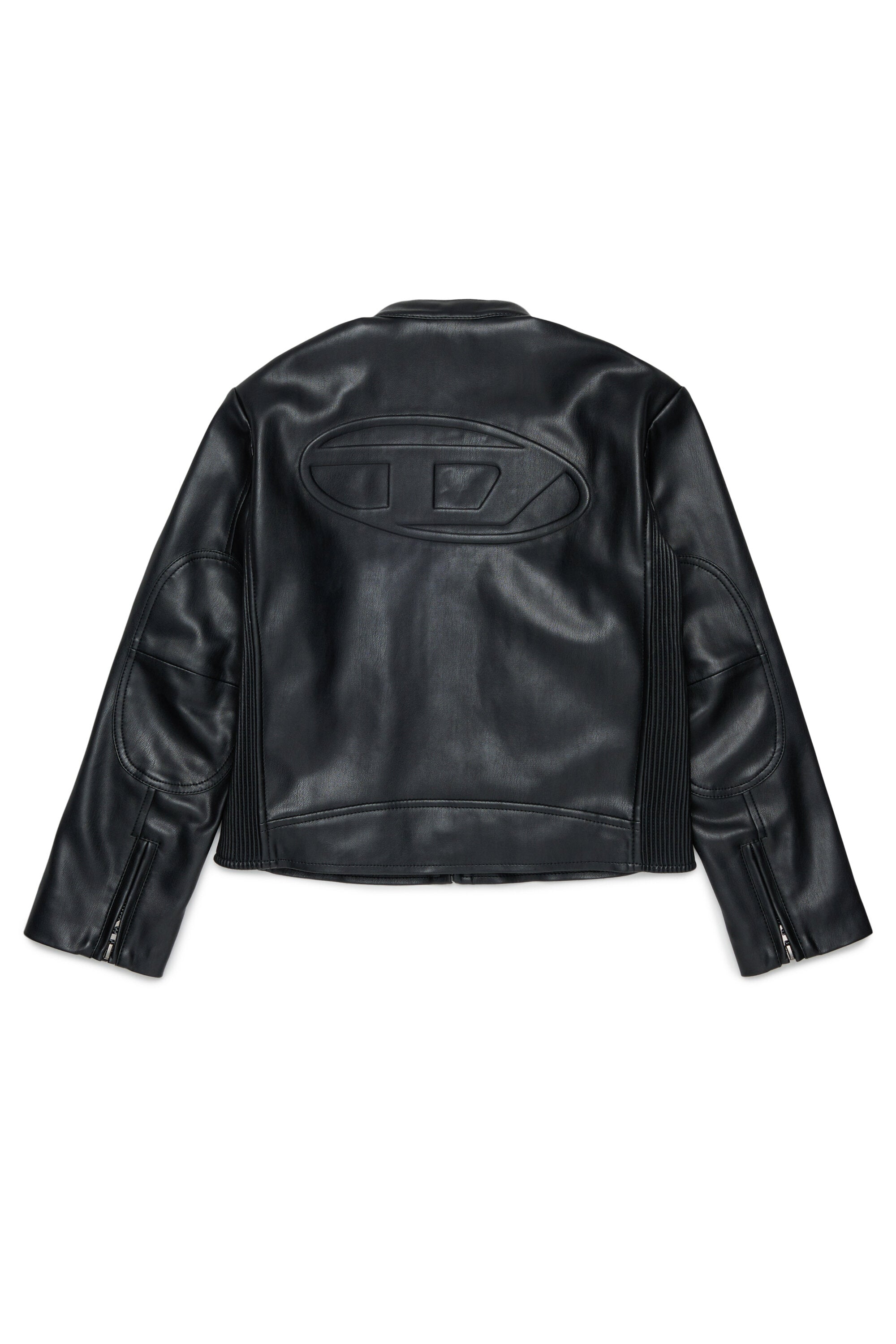 Veste biker avec logo imprimé