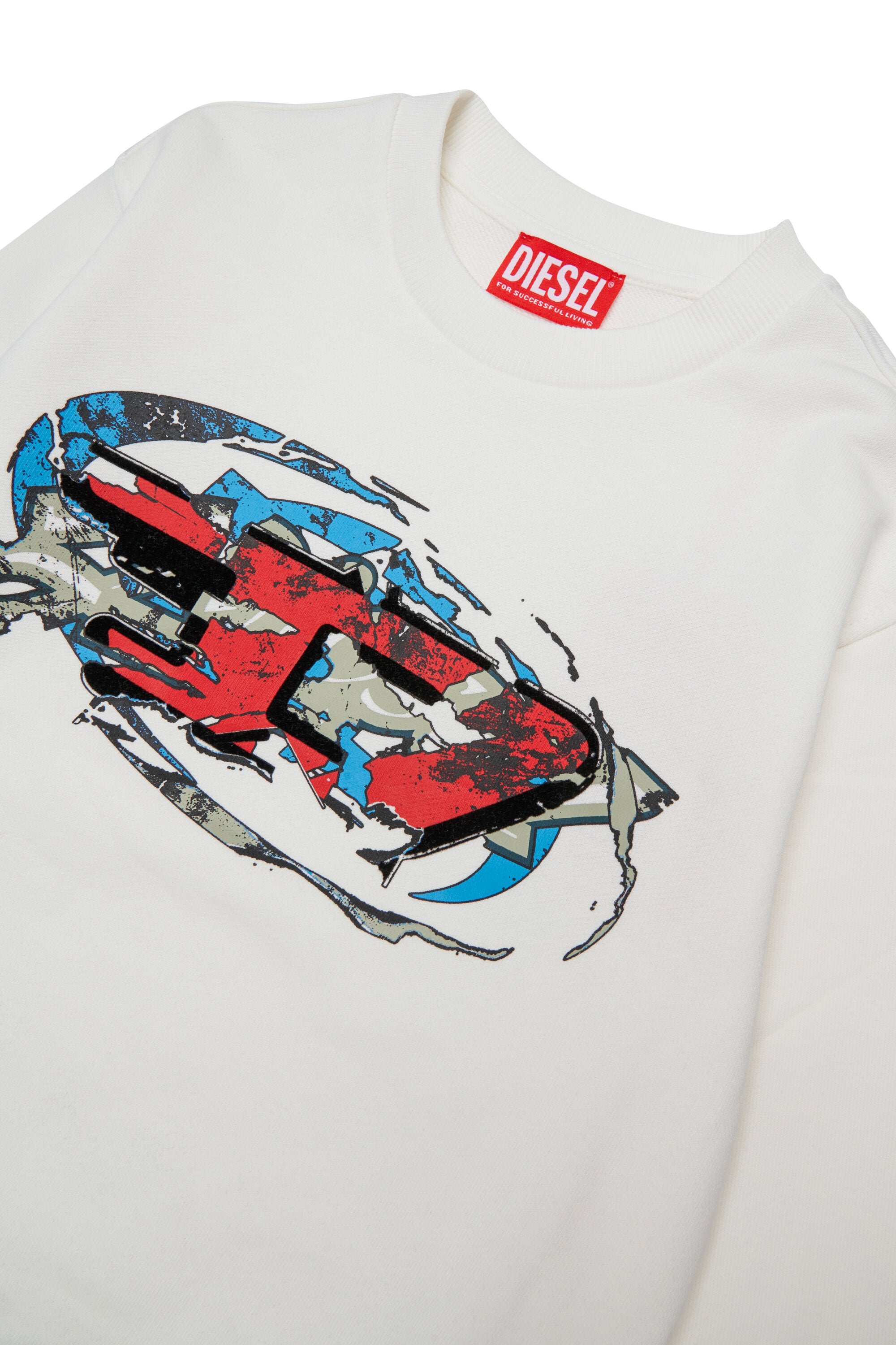 Sweat-shirt col rond avec logo