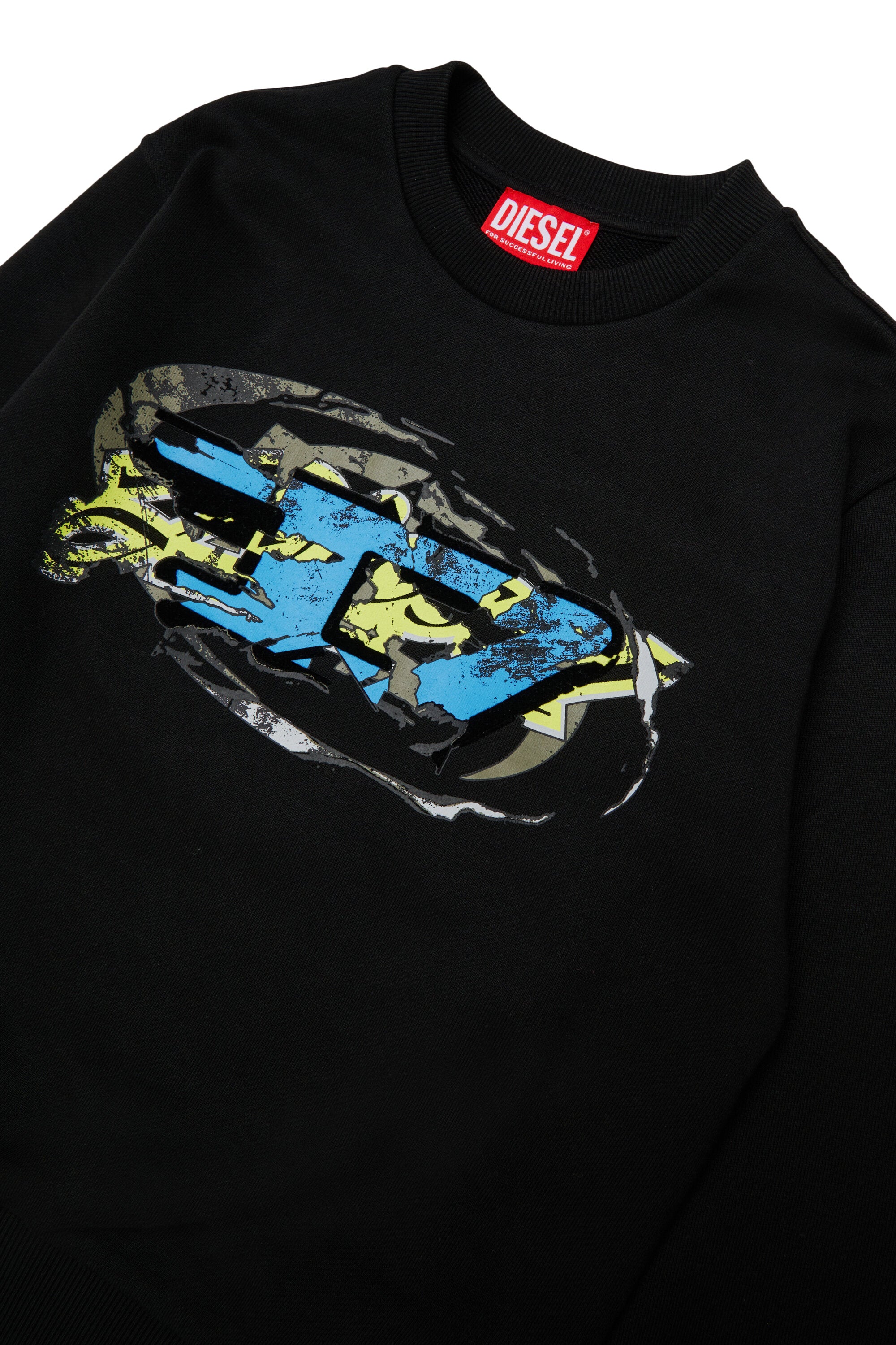 Sweat-shirt col rond avec logo