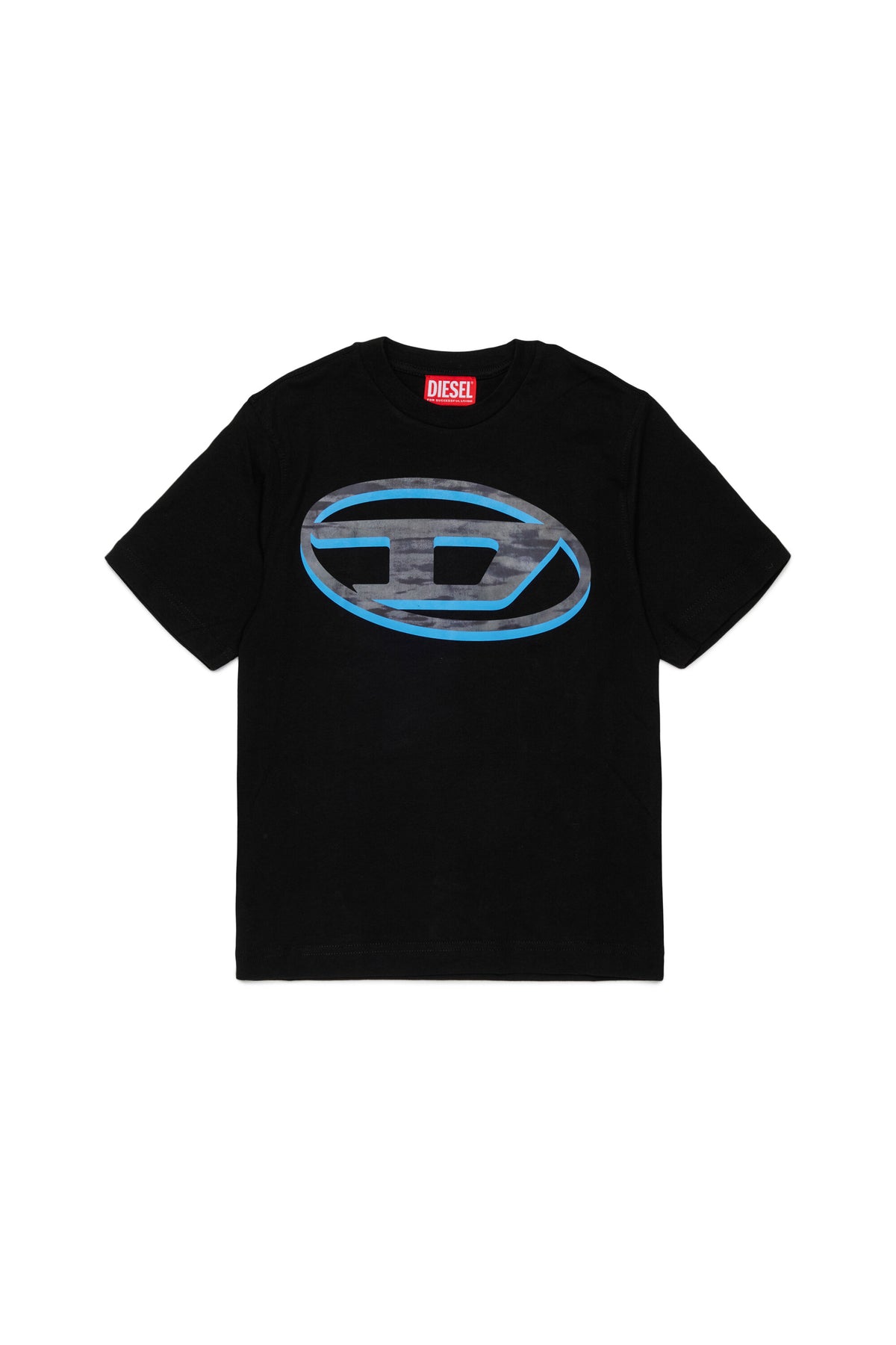 T-shirt con logo Oval D