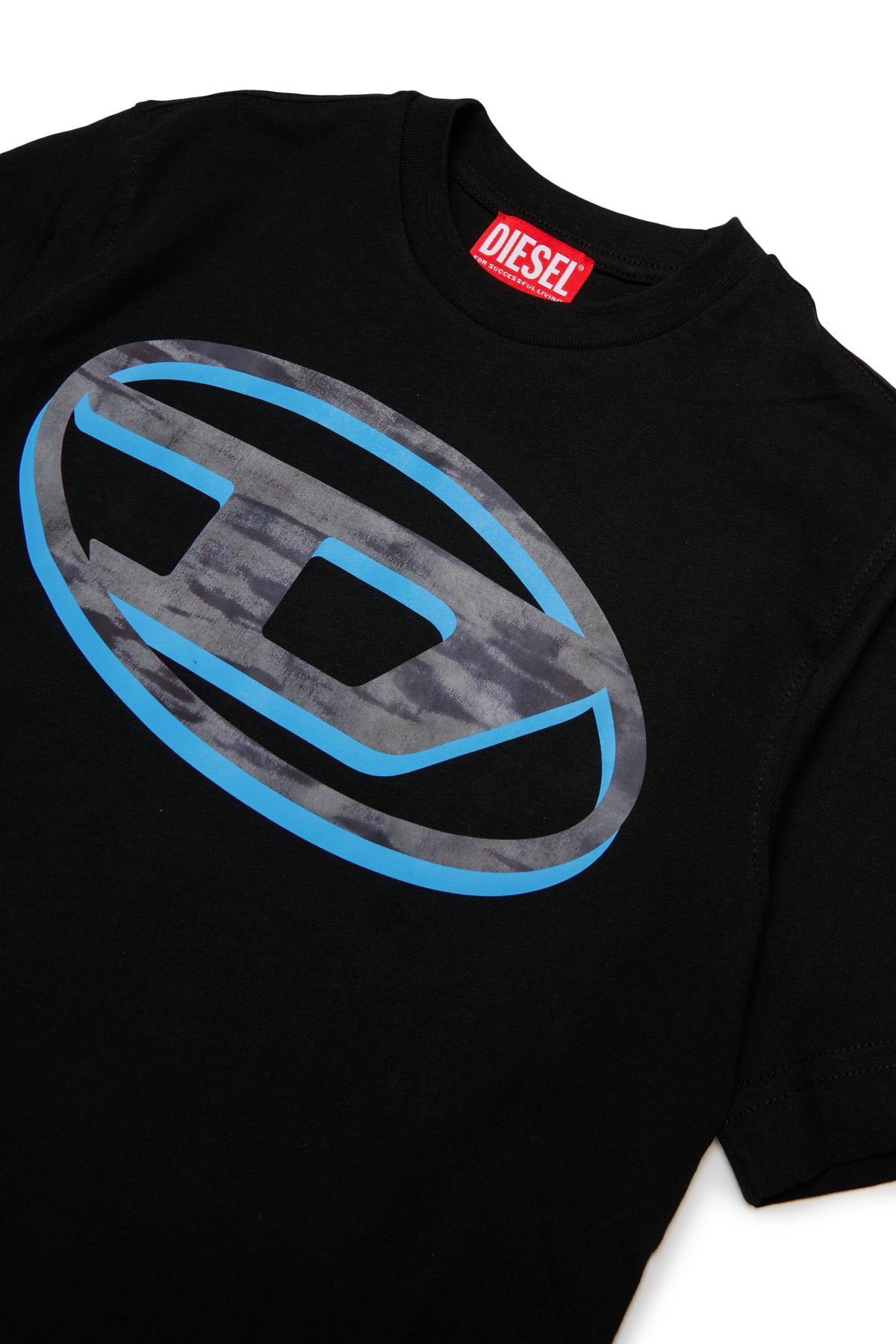 T-shirt con logo Oval D