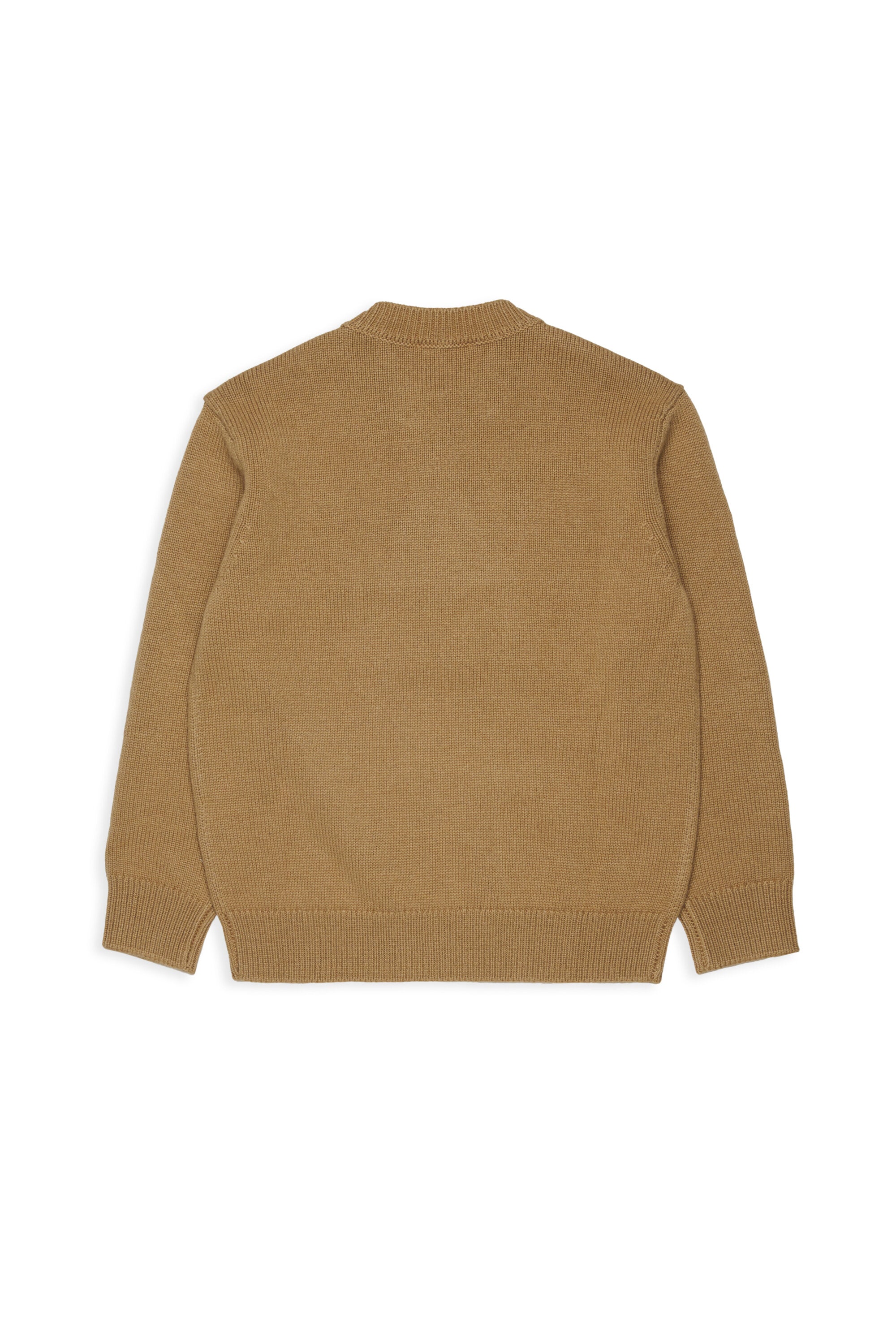 Rundhals-Pullover mit Logo