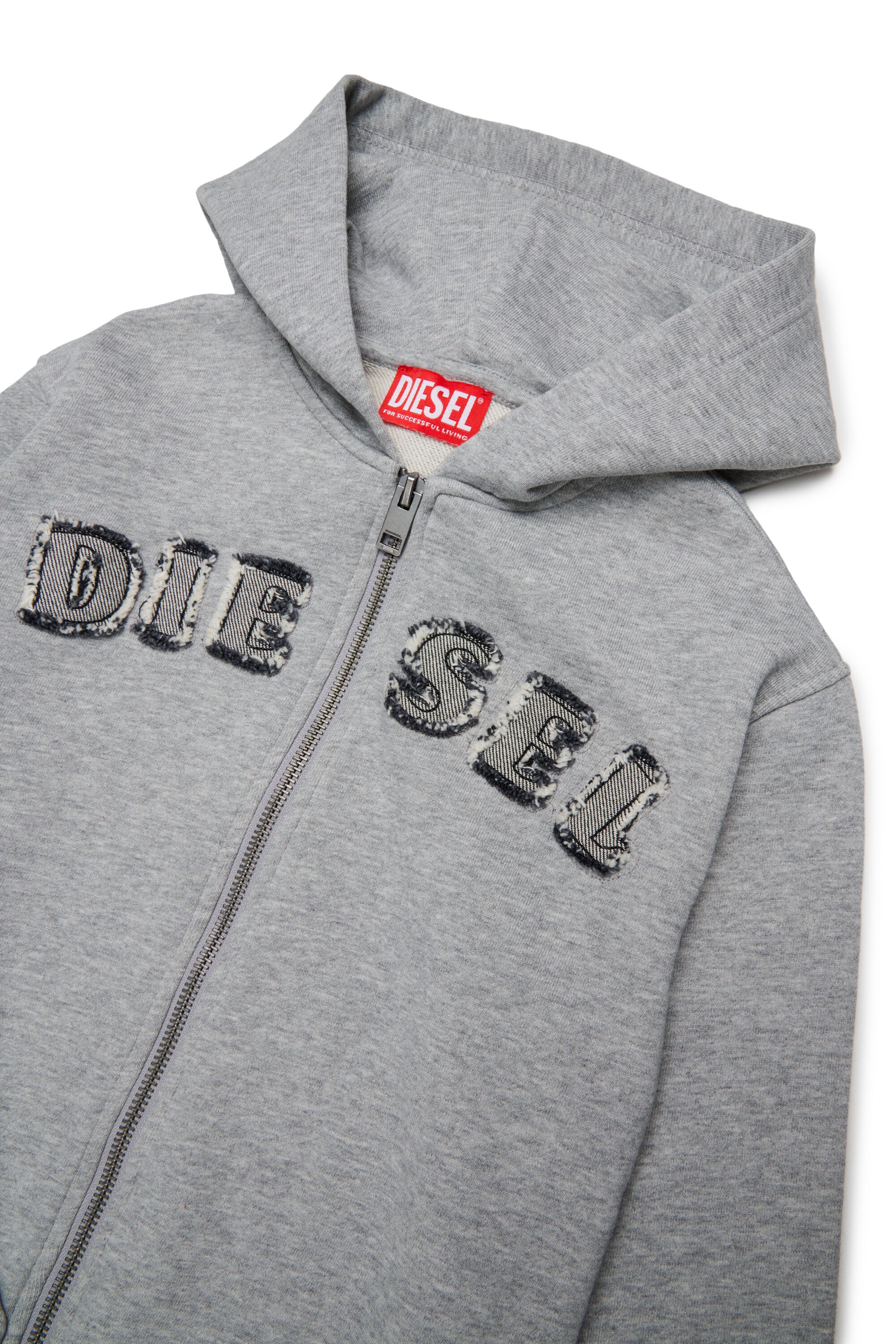 Sudadera con cremallera y logo