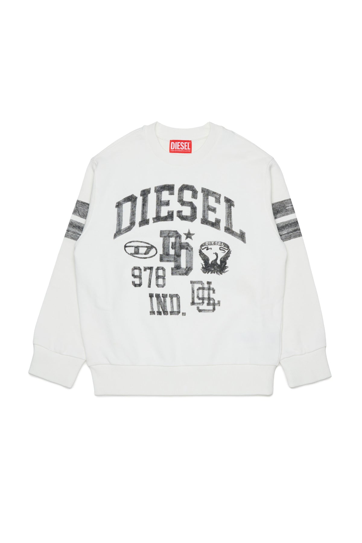 Sweat-shirt col rond avec logo
