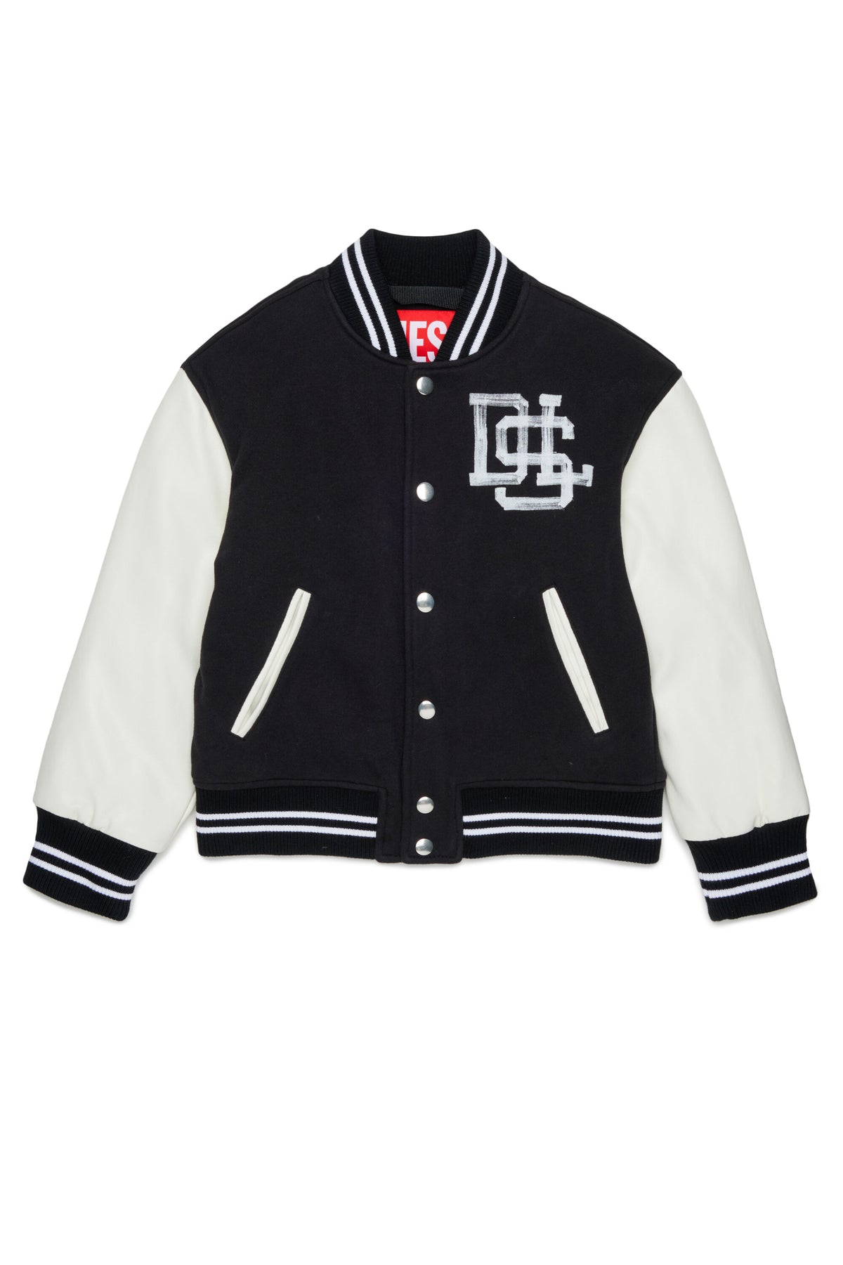 Giacca bomber con logo stampato