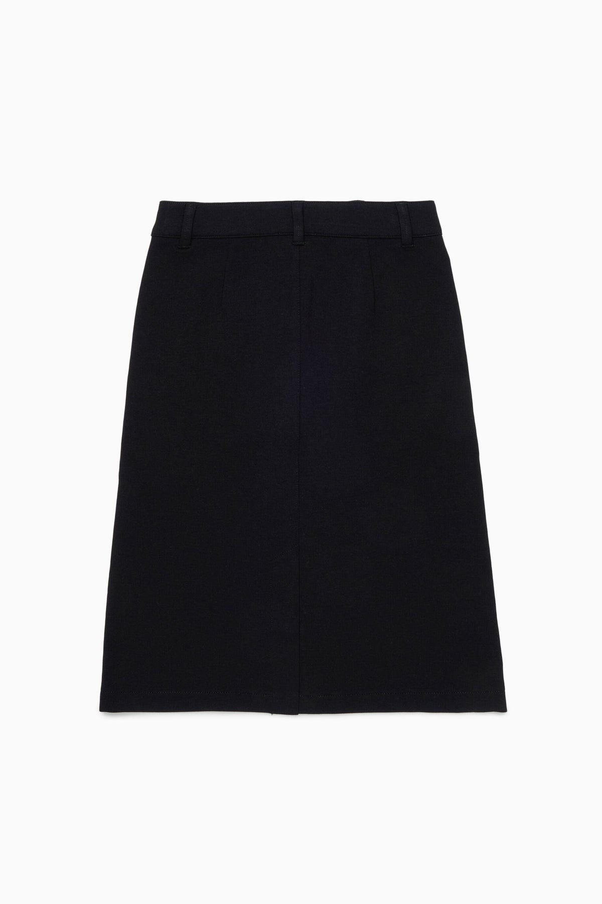 Falda midi con logo