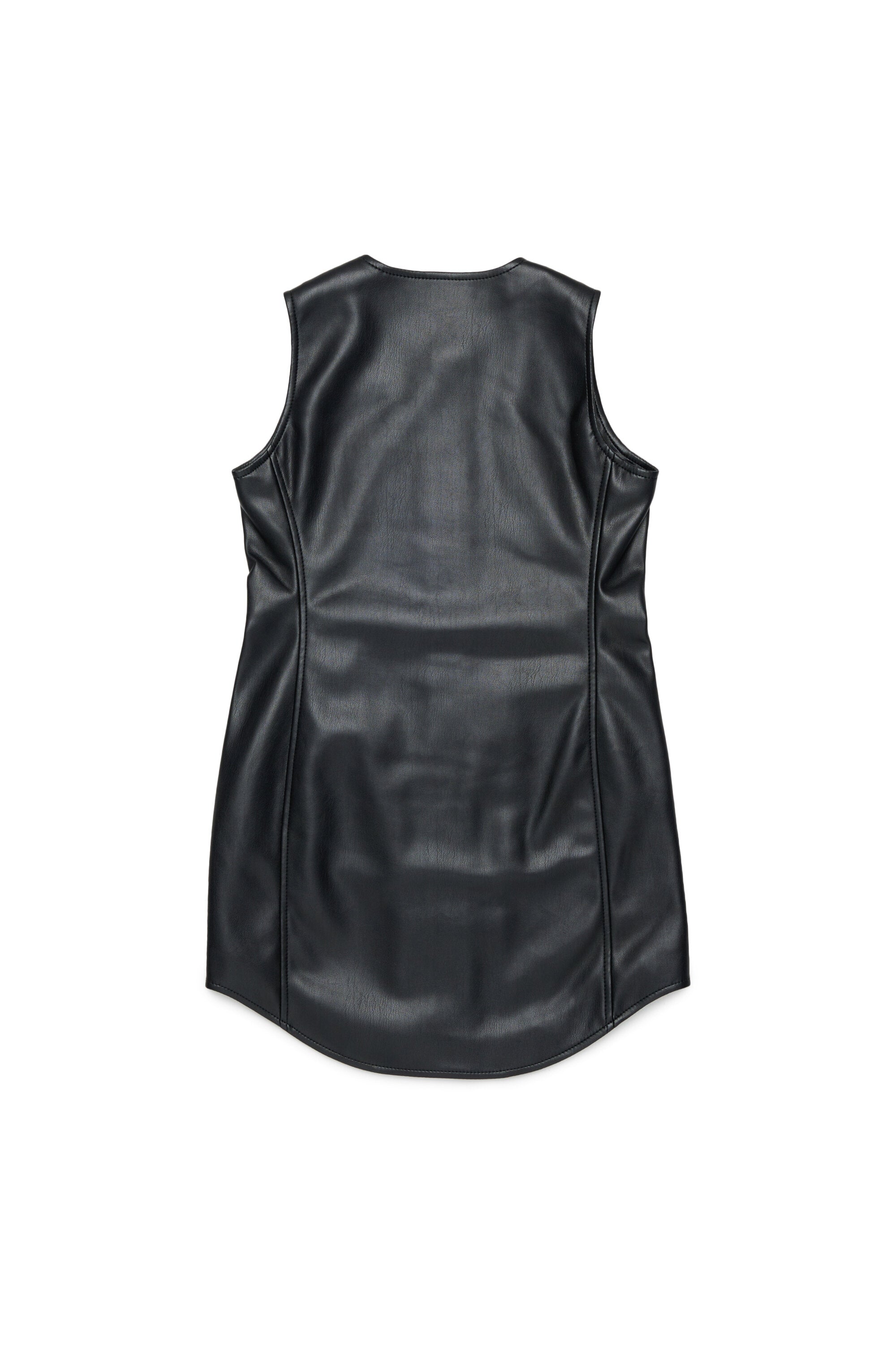 Ärmelloses Kleid mit Logo