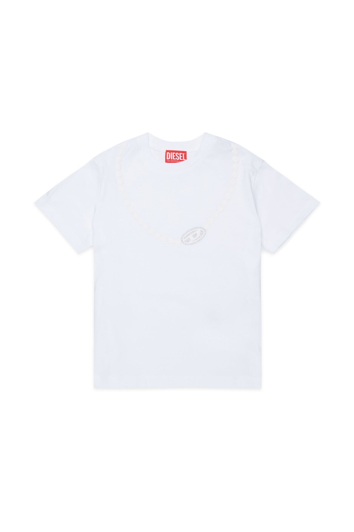 Camiseta de cuello redondo con logo