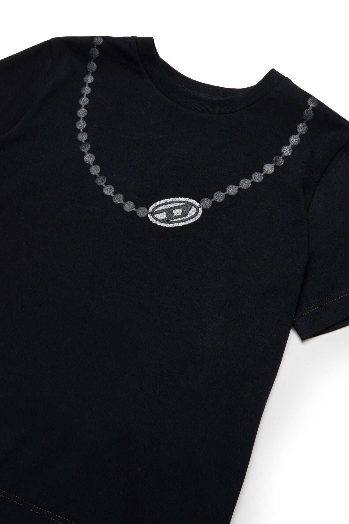 Camiseta de cuello redondo con logo