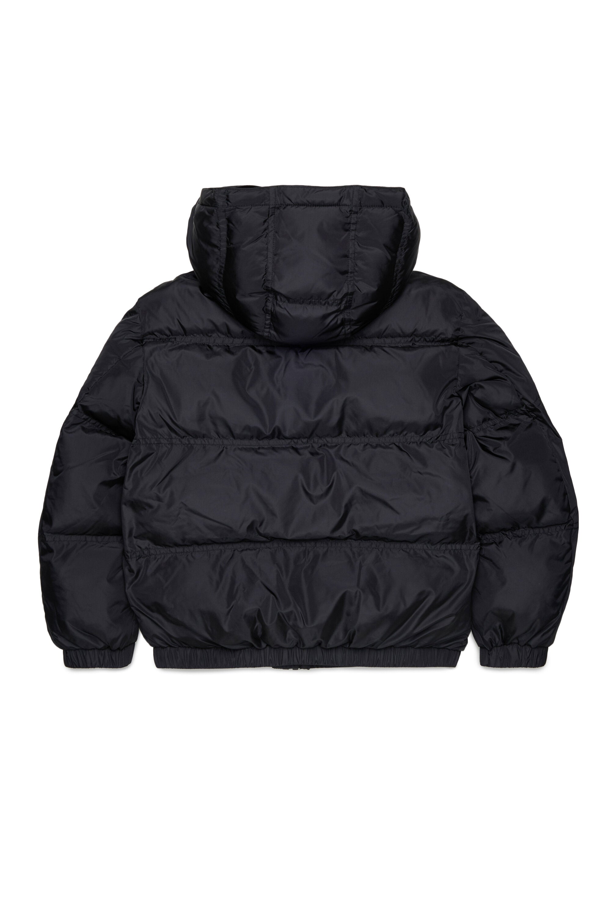 Gefütterte Jacke mit aufgedrucktem Logo