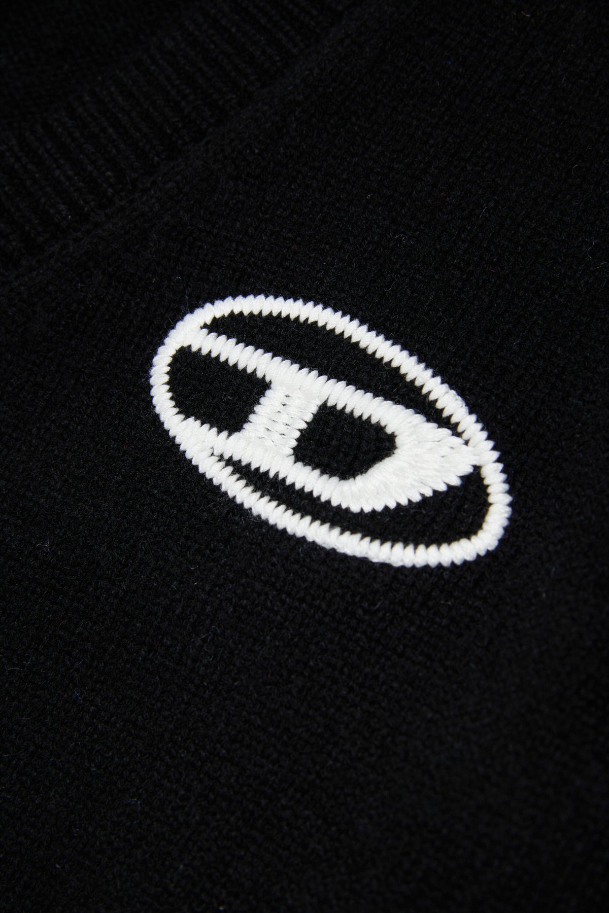 Strickcardigan mit Logo