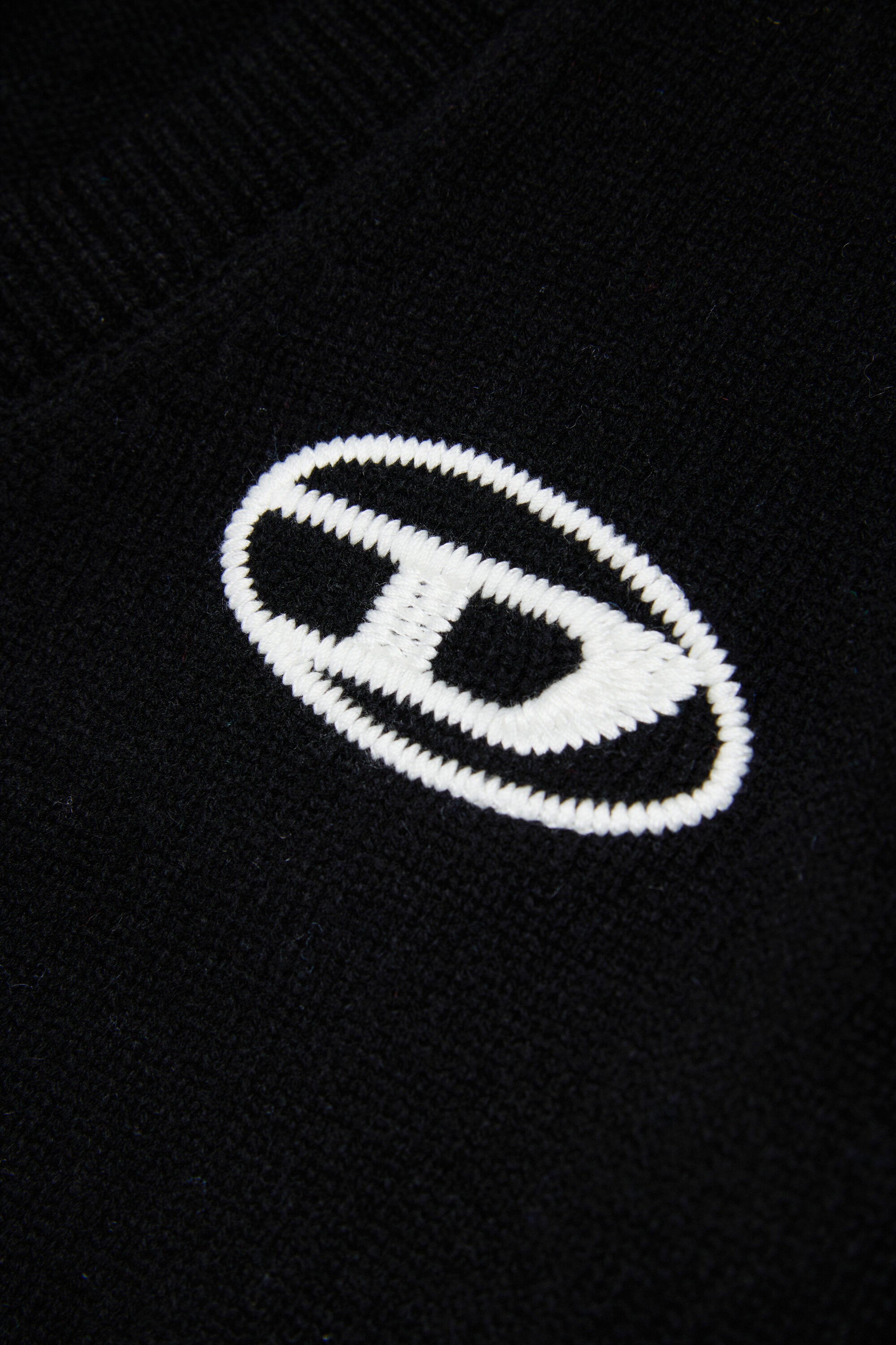 Strickcardigan mit Logo