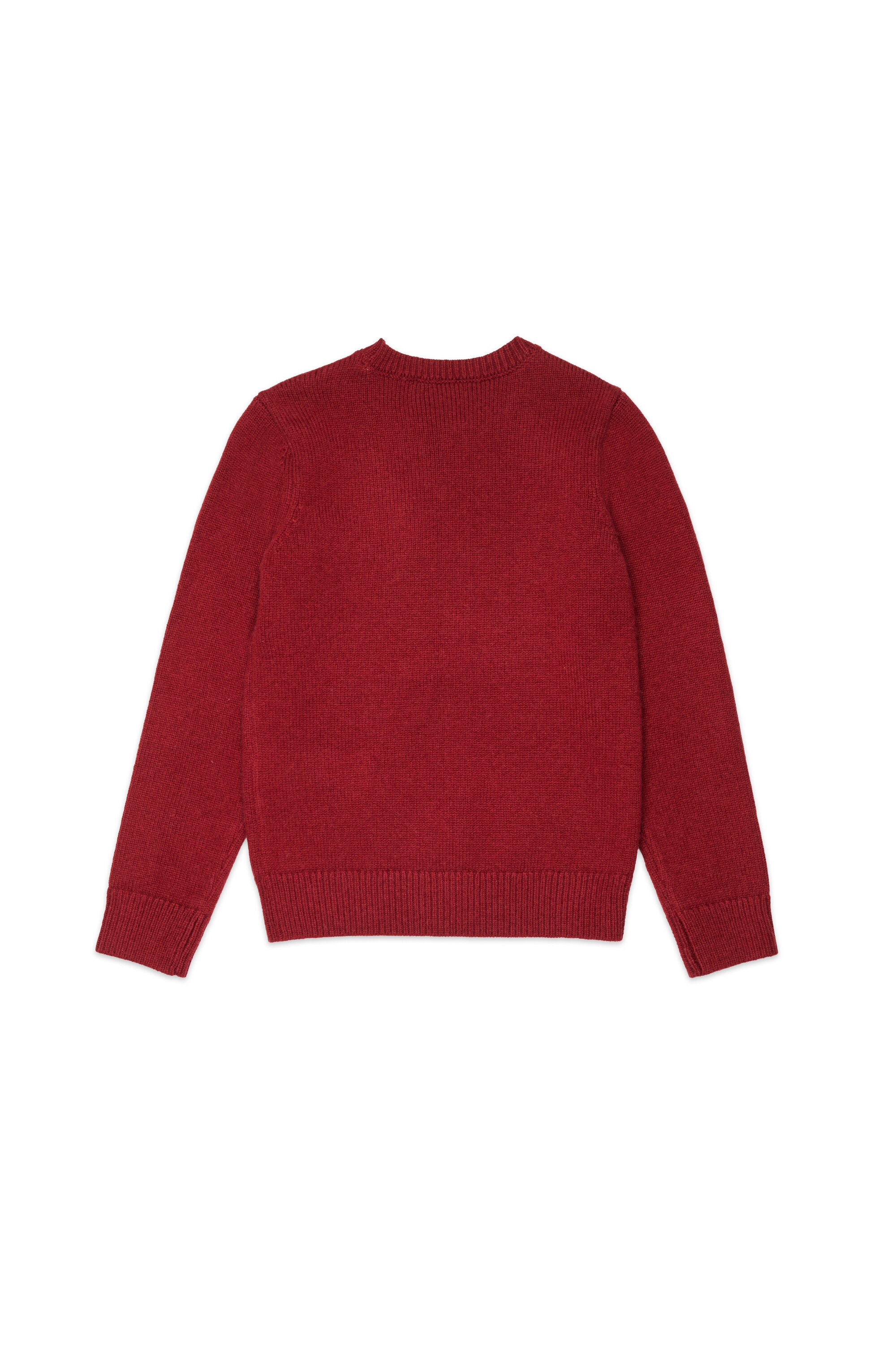 Rundhals-Pullover mit Logo