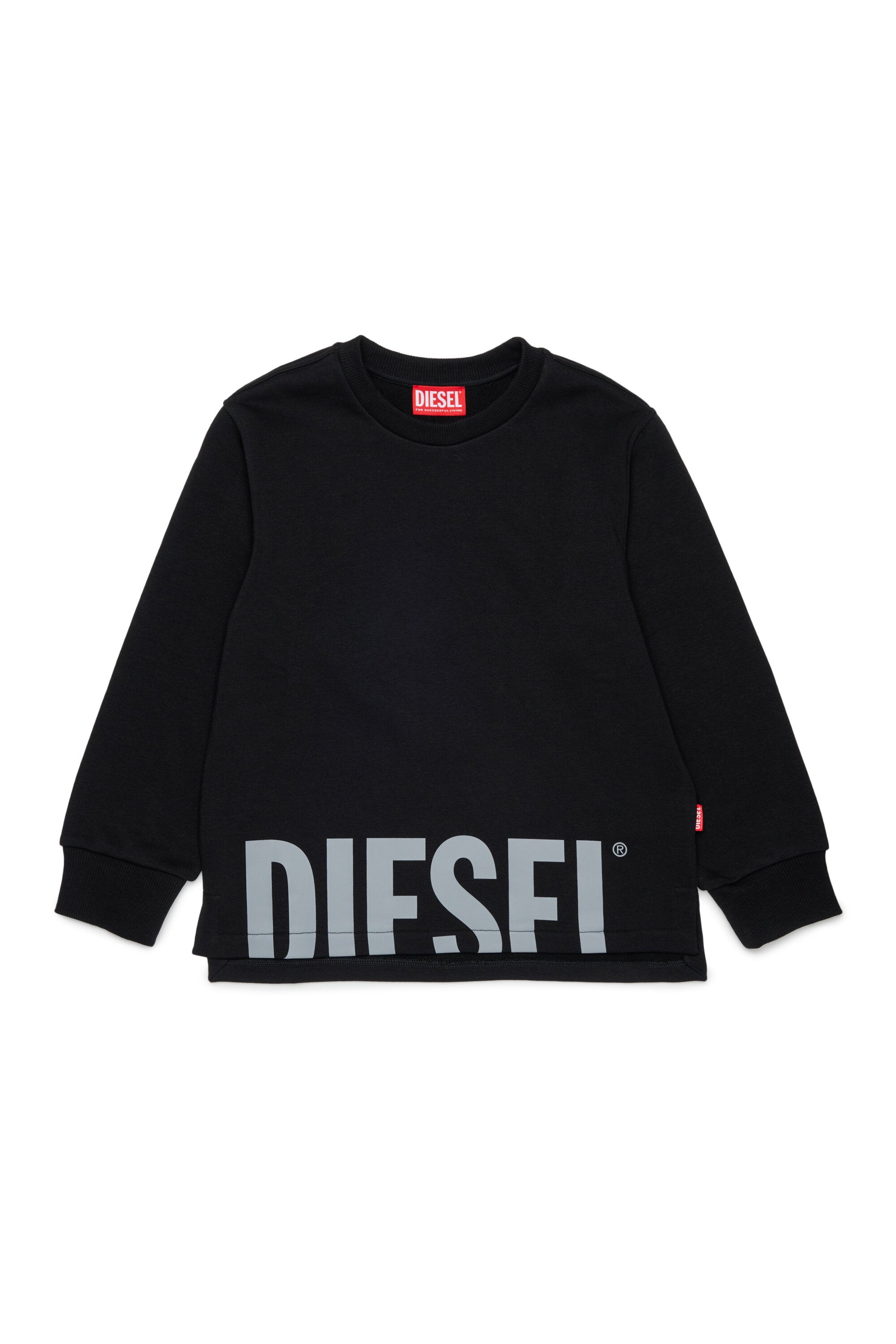Crew-neck sweatshirt with logo