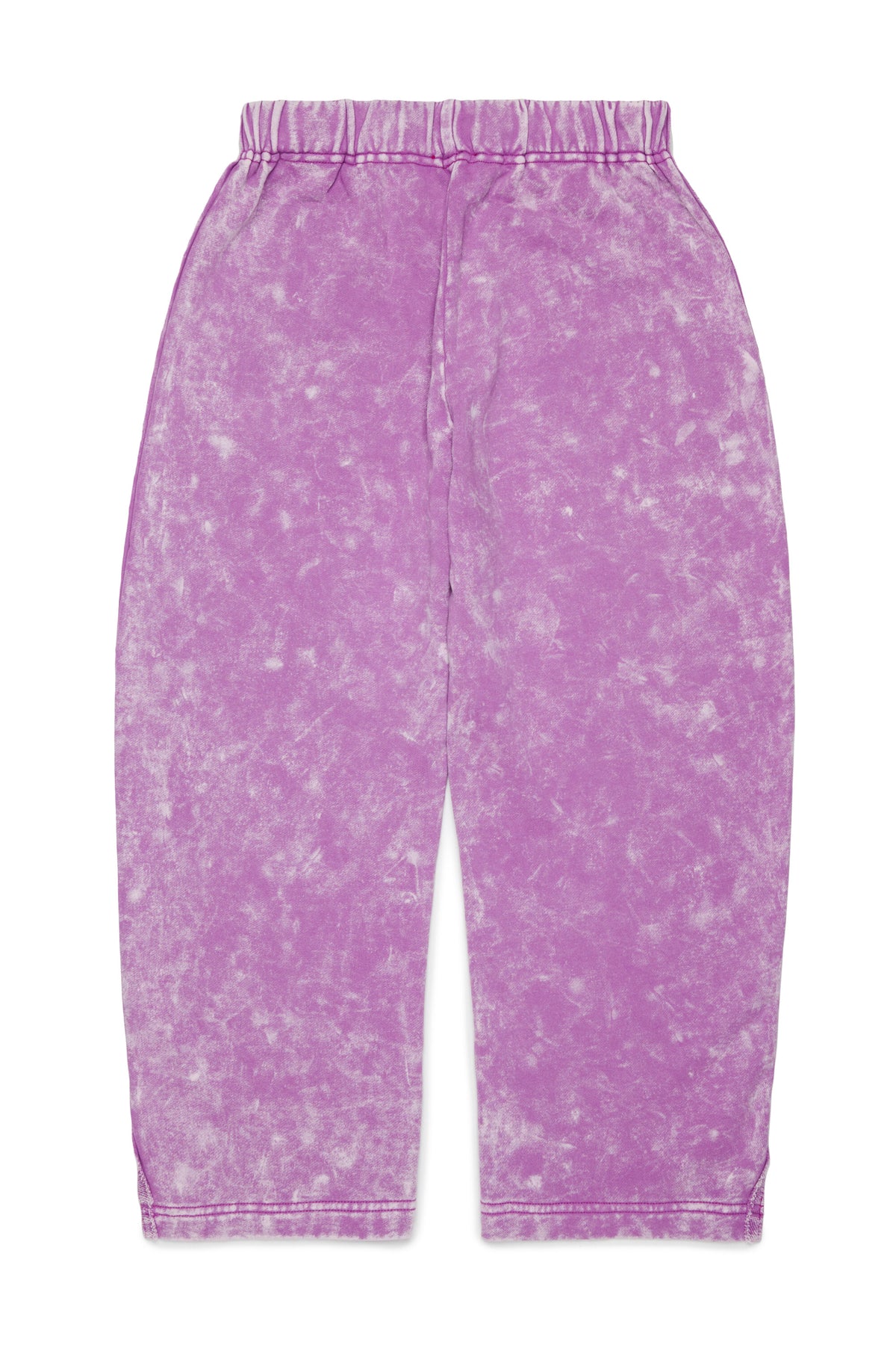 Pantalón de felpa efecto lavado con logo