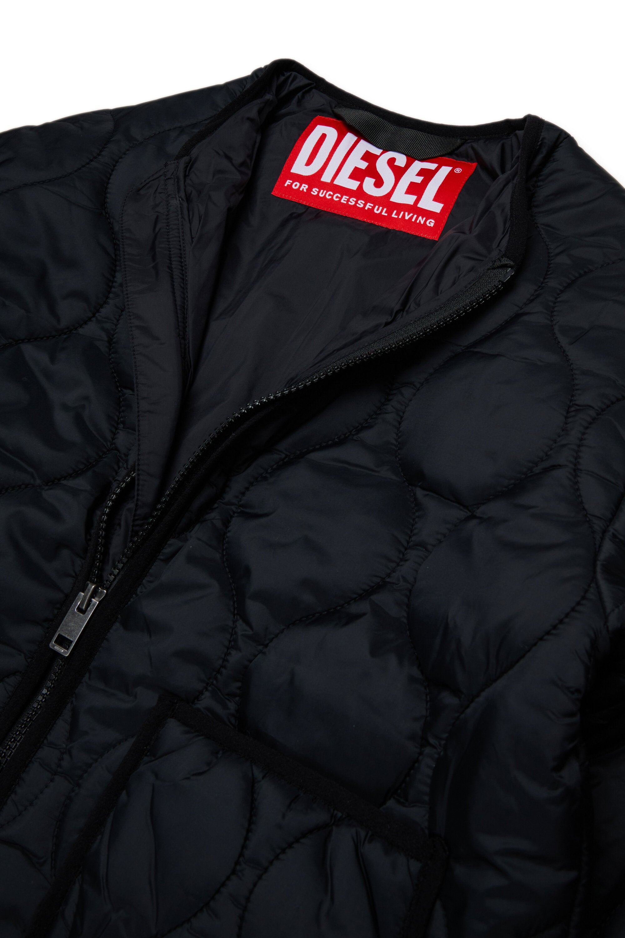 Veste matelassée avec logo imprimé