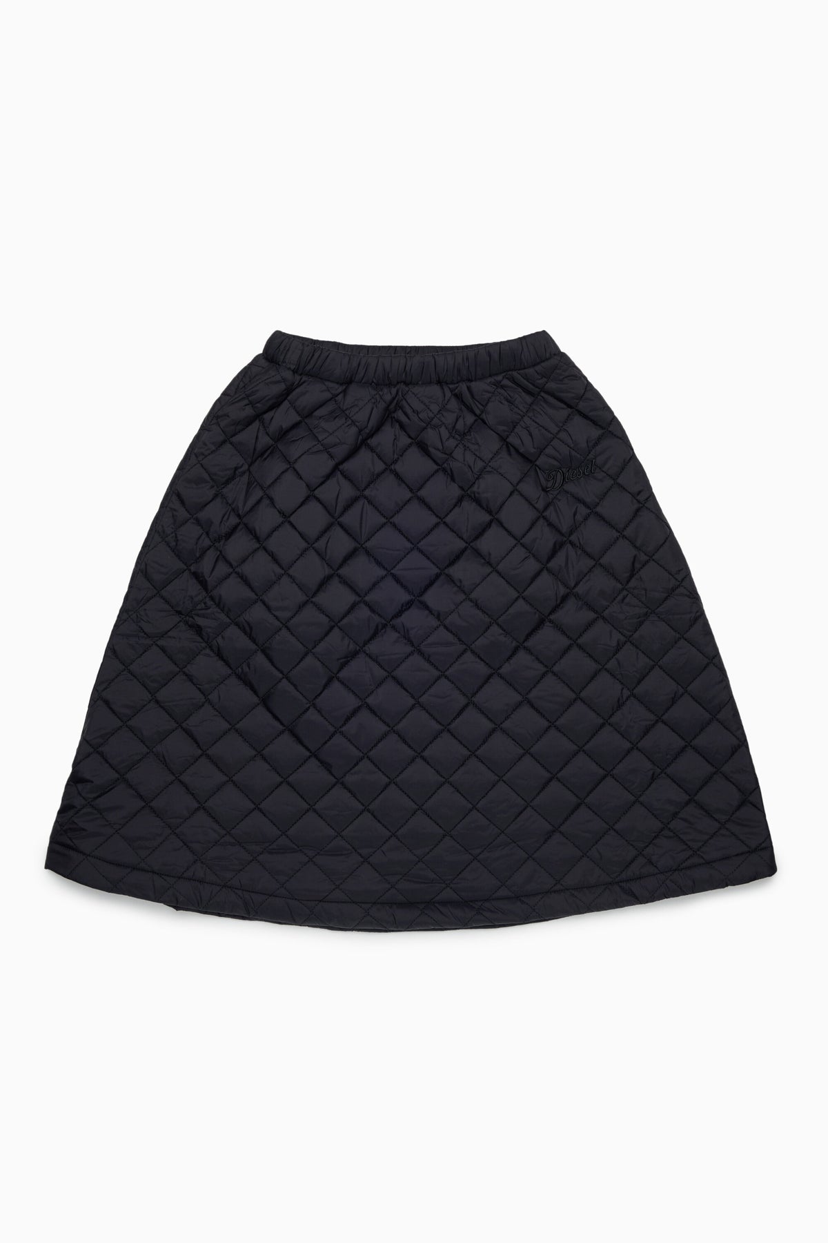 Falda midi con logo