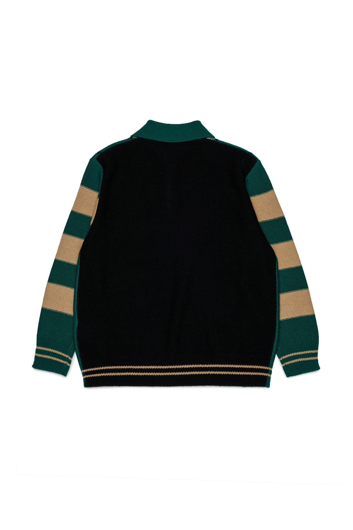 Polo de mezcla de lana con logo
