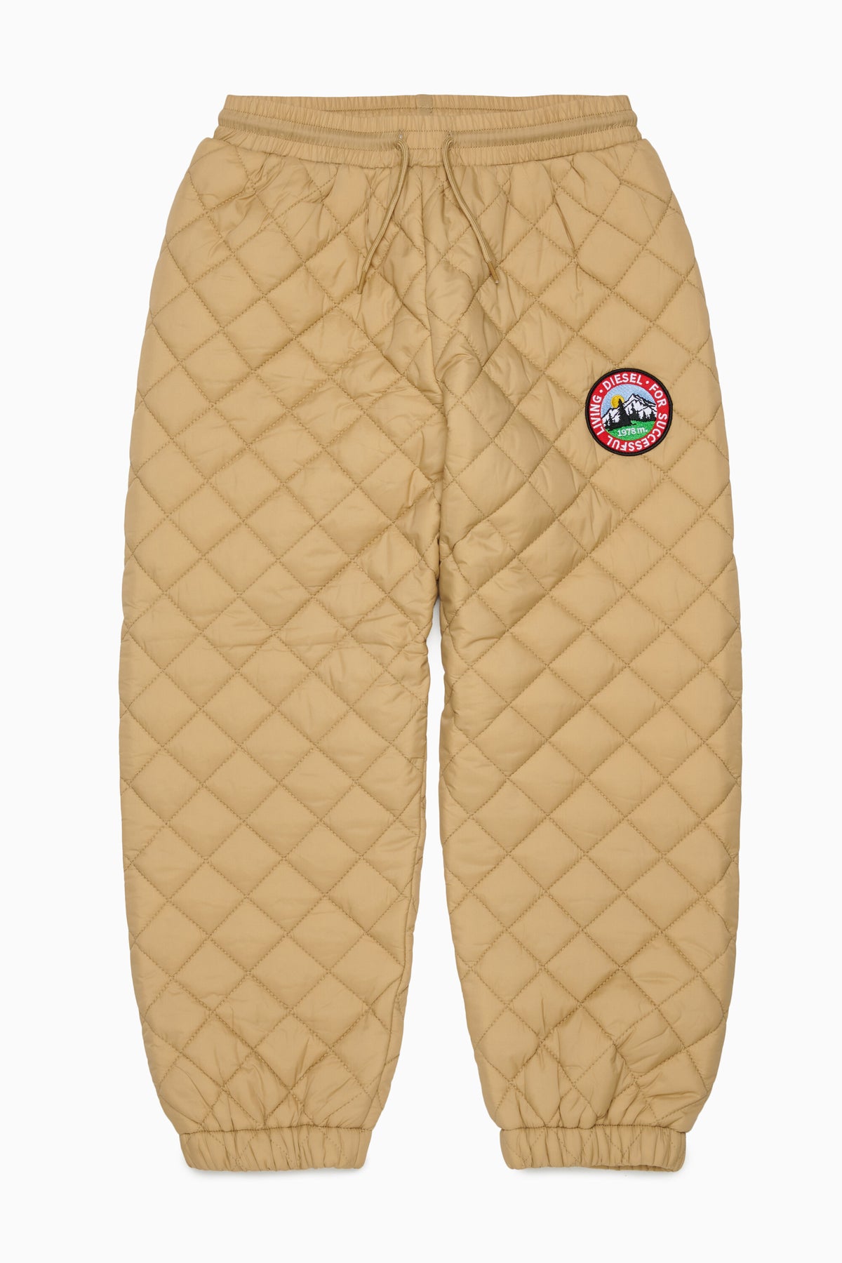 Gesteppt Hose mit Front-Patch